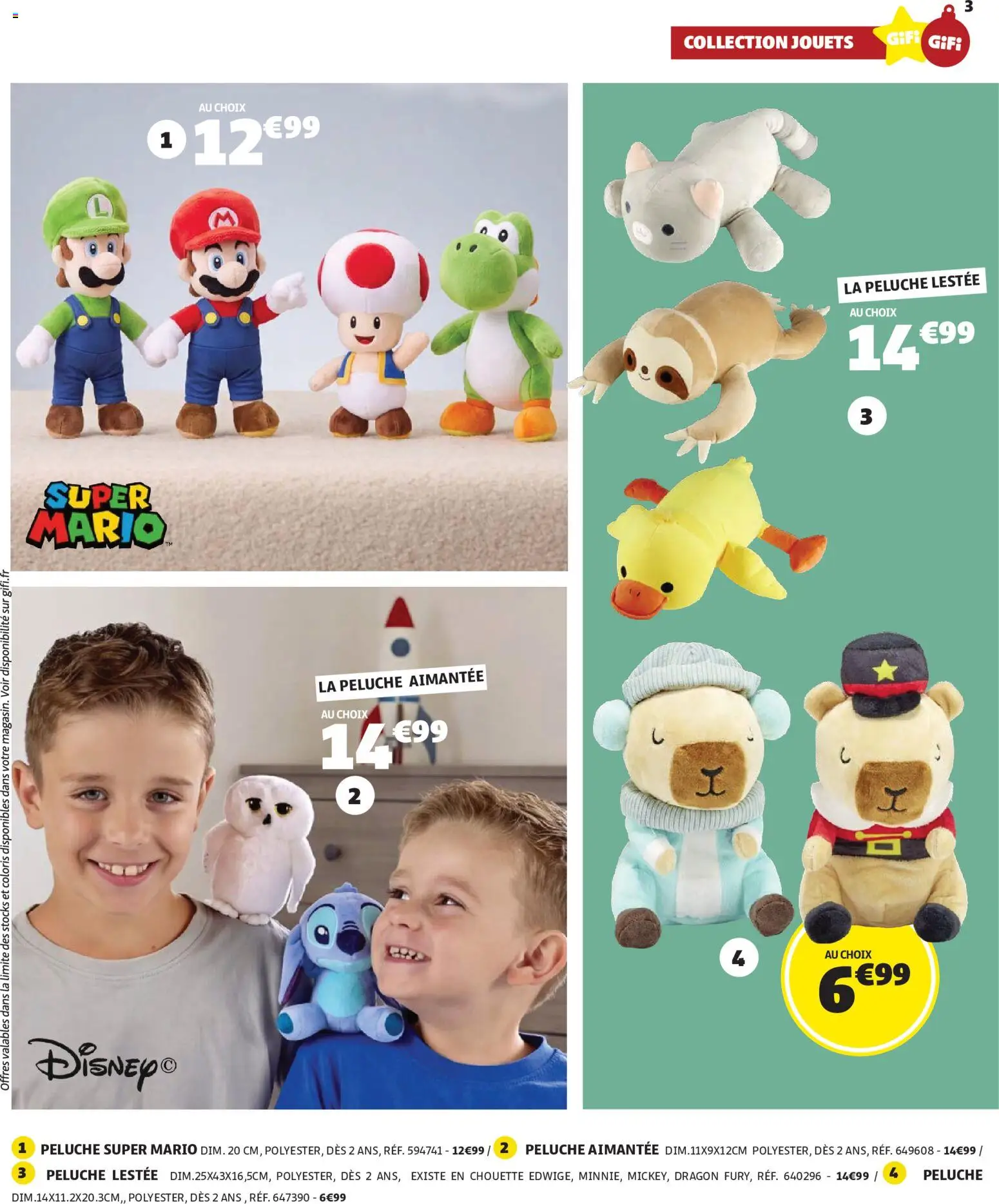{H1} | Page: 3 | Produits: Peluche, Jouets