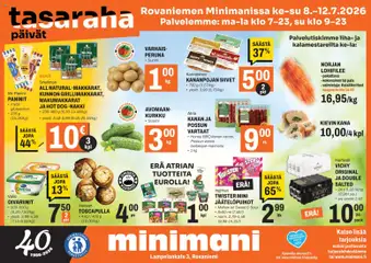 Minimani-mainoslehti voimassa 08/07/2026 alkaen | Sivu: 1