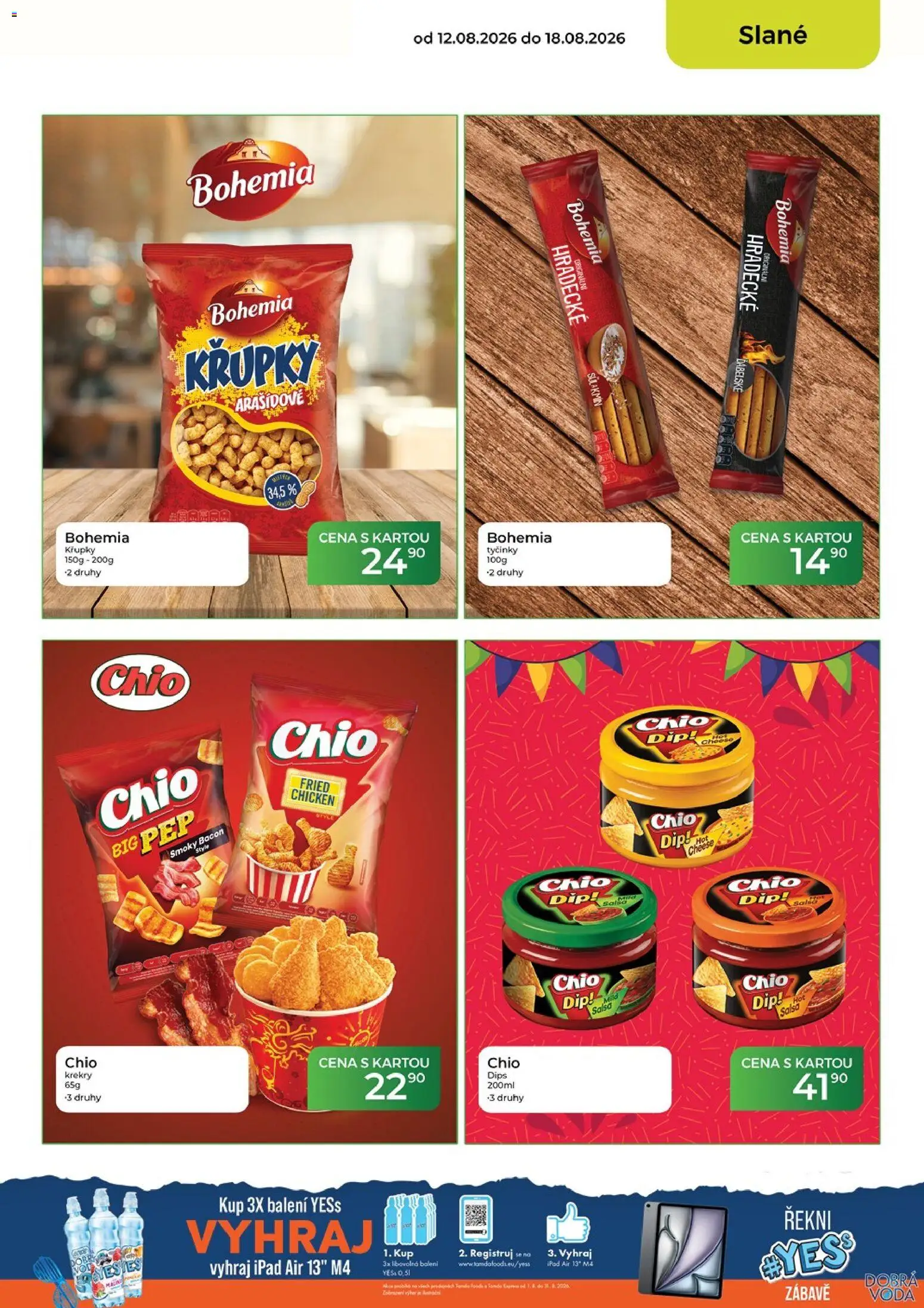 Tamda Foods leták od 12.08.2026 | Strana: 37 | Produkty: Tyčinky, Ipad, Salsa dip, Krekry