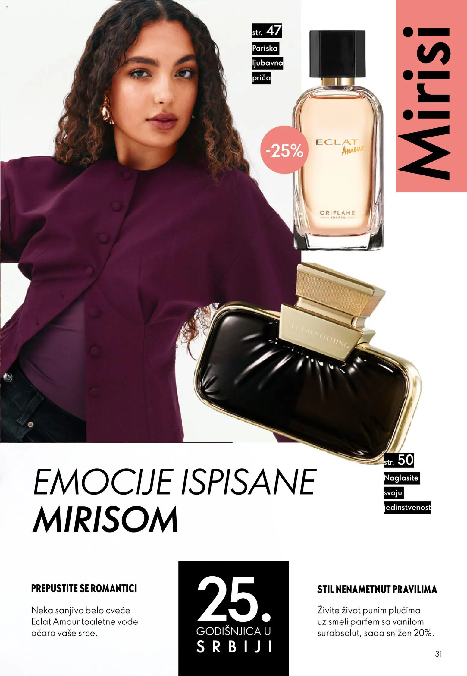 Oriflame katalog - važi od 16.09.2026 | Strana: 31 | Proizvode: Parfem, Cvece