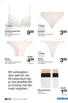 Zeeman folder - Voorbeeld van een folder van Zeeman, geldig van 13/06/2026 | Pagina: 23 | Producten: Kan, Bh