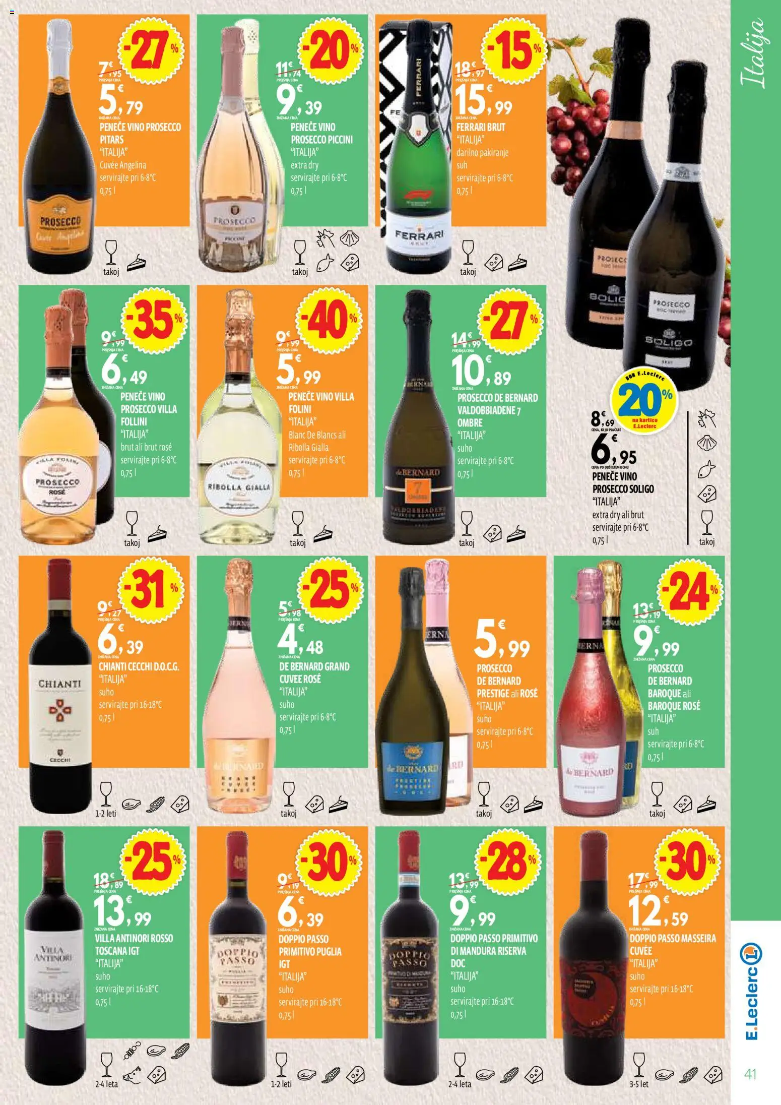 Novi E.leclerc katalog ponudbe – veljaven od 13.10.2026 | Stran: 41 | Izdelki: Vino