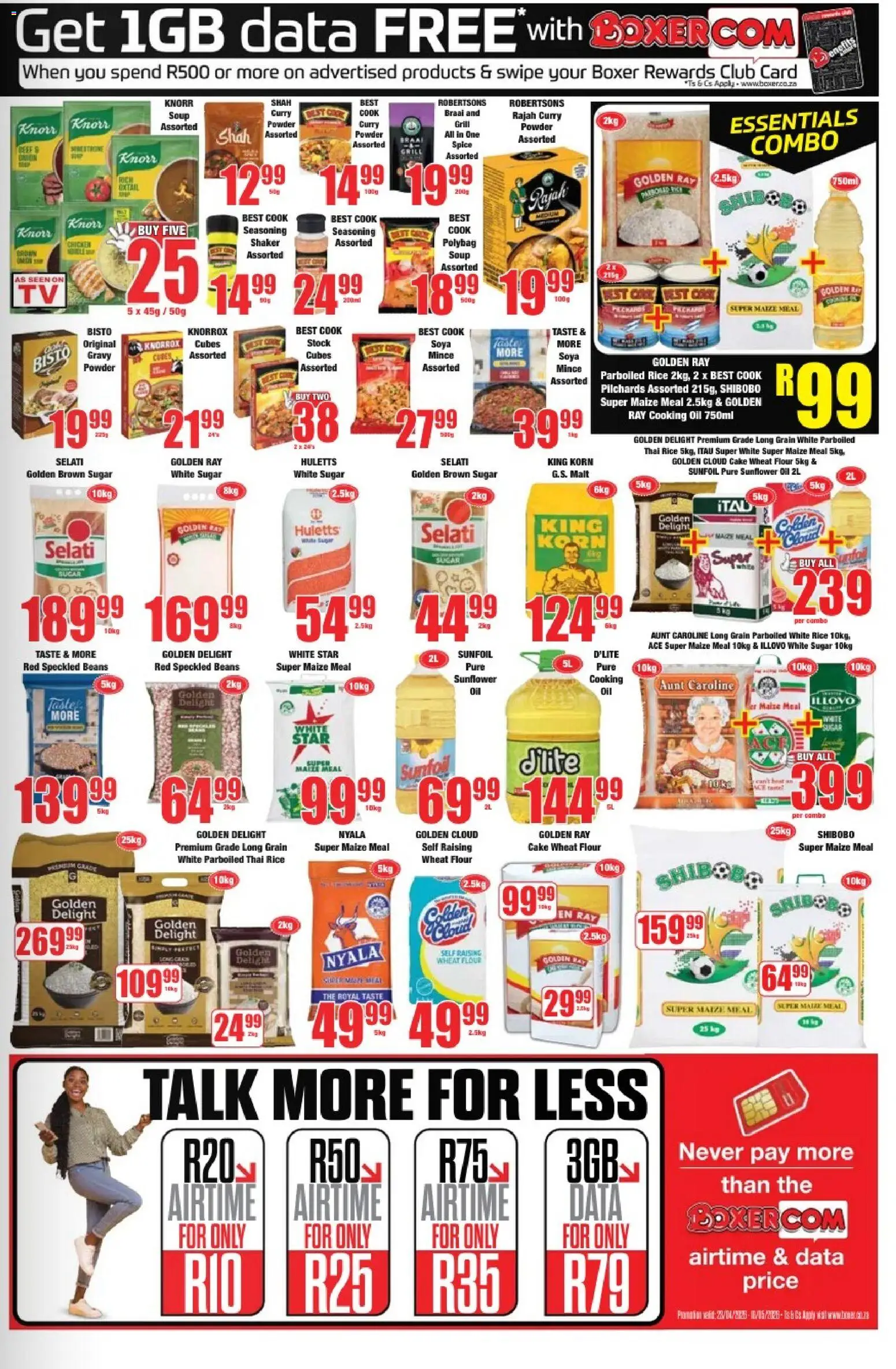 New Boxer catalogue – valid from 23.04.2026 | Page: 9 | Products: Cake, Soup, Soya mince, Curry powder