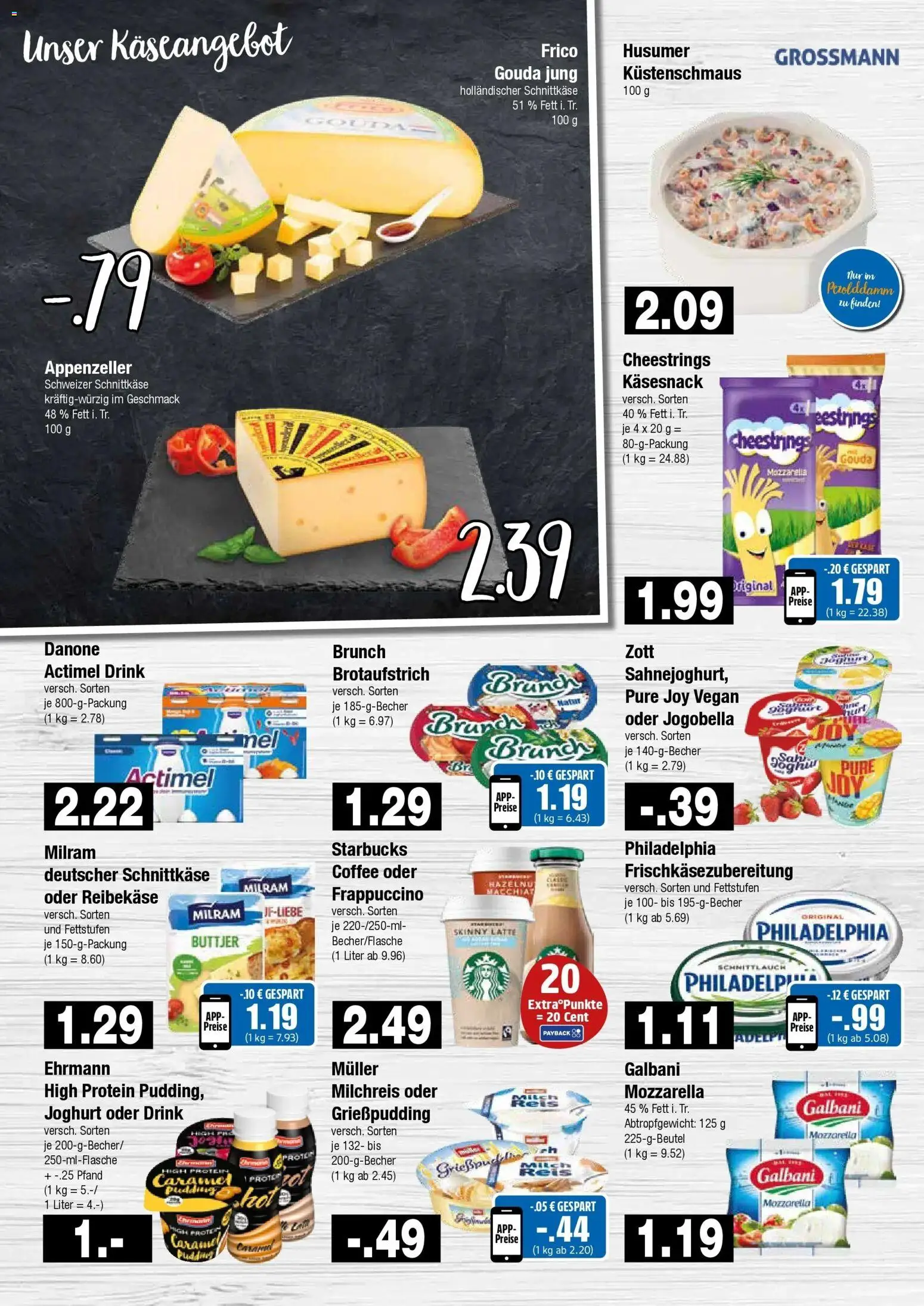 Edeka Prospekt Hamburg (ab 26.10.2026) » Angebote Online | Seite: 4 | Produkte: Joghurt, Gouda, Starbucks, Pudding