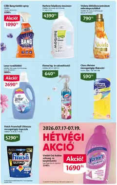 EcoFamily akciós újság - amely érvényes a következő dátumtól: 2026.07.09. | Oldal: 14 | Termékek: Mosogatógép, Szőnyeg, Mosószer, Mosogatógép kapszula