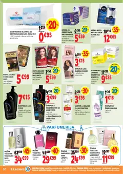 E.leclerc katalog akcije – veljaven od 24.06.2026 | Stran: 32 | Izdelki: Kos, Sampon, Barva za lase, Barva