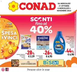 Anteprima del volantino Conad volantino Gonzaga valido a partire dal 21/10/2026