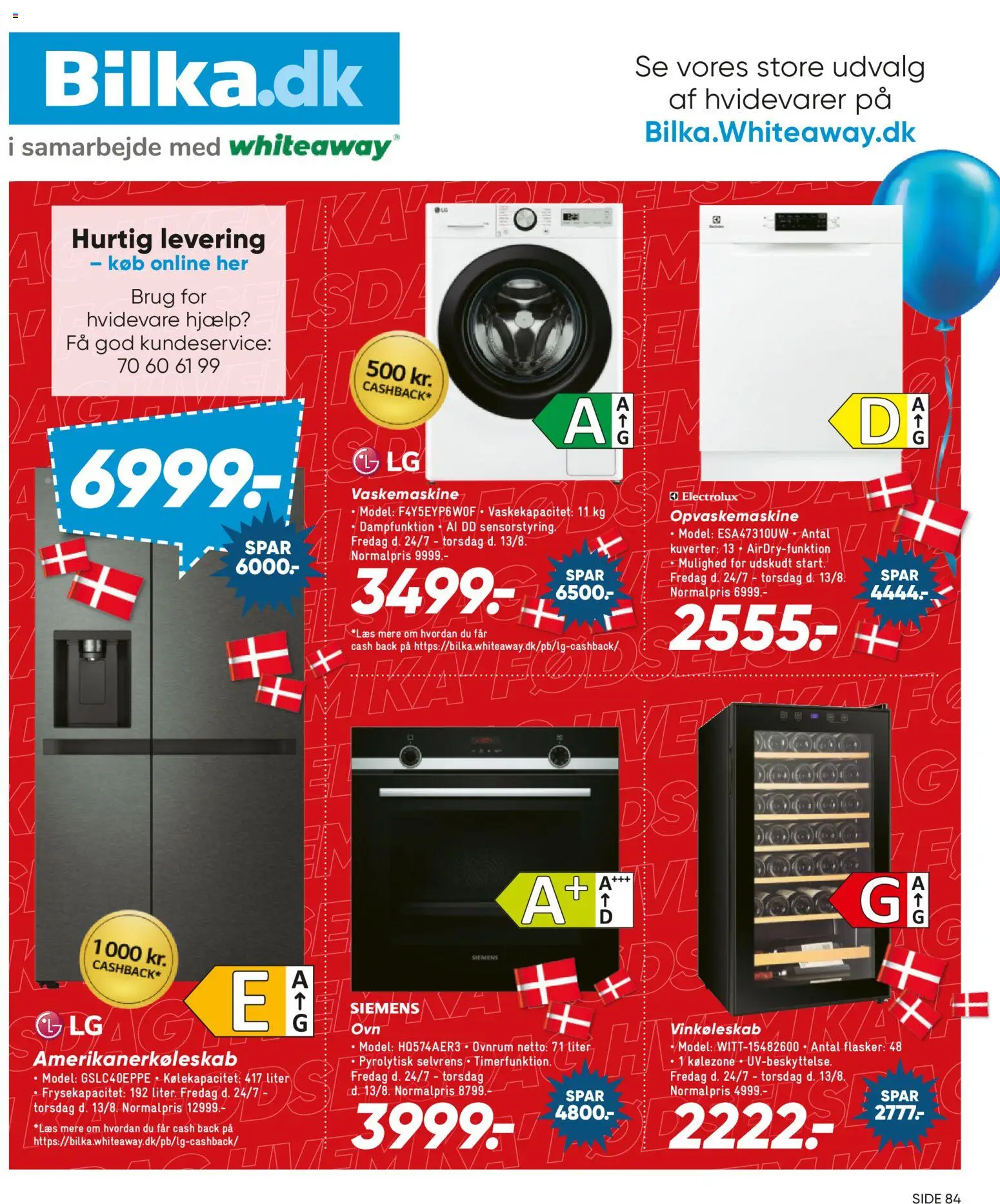 Bilka tilbudsavis – gyldig fra 31/07/2026 | Side: 34 | Produkter: Vaskemaskine, Opvaskemaskine