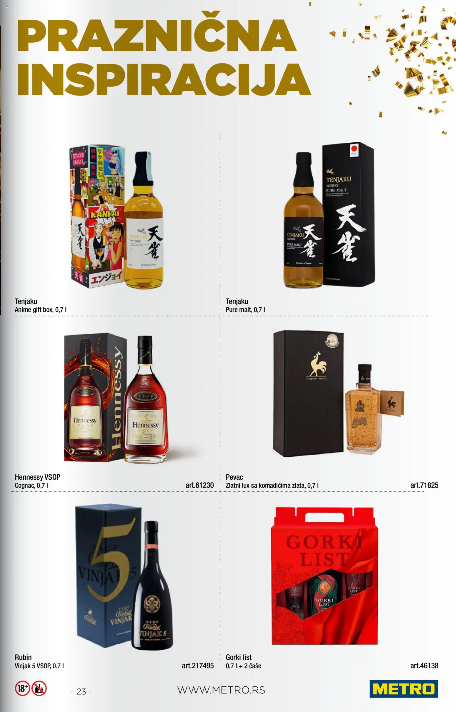Metro katalog - važi od 01.11.2026 | Strana: 23 | Proizvode: List, Hennessy