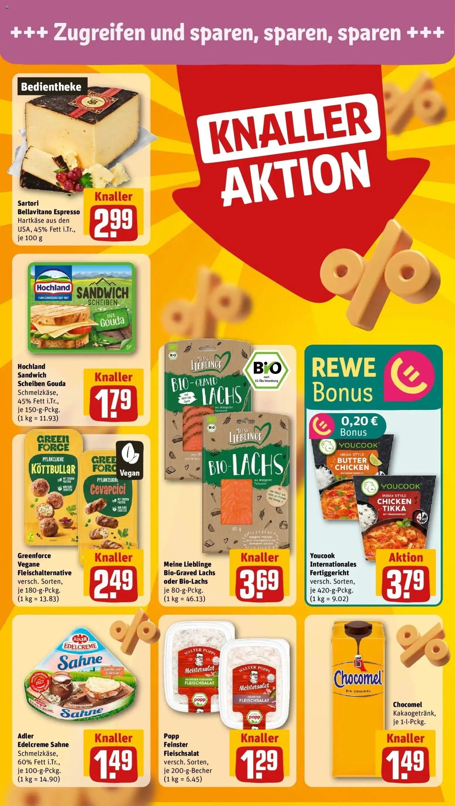 Rewe Prospekt Lichtenstein / Sachsen	 – gültig ab 12.04.2026 | Seite: 12 | Produkte: Butter, Gouda, Lachs, Chocomel