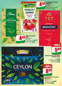 Pogląd oferty "Dino gazetka" - ważna od 01.07.2026 | Strona: 13 | Produkty: Malina, Herbata, Woda