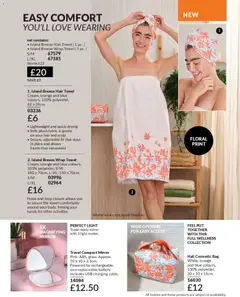 Preview of AVON - Offers valid from 01.05.2026 | Page: 168 | Products: Mirror, Towel, USB, Orange