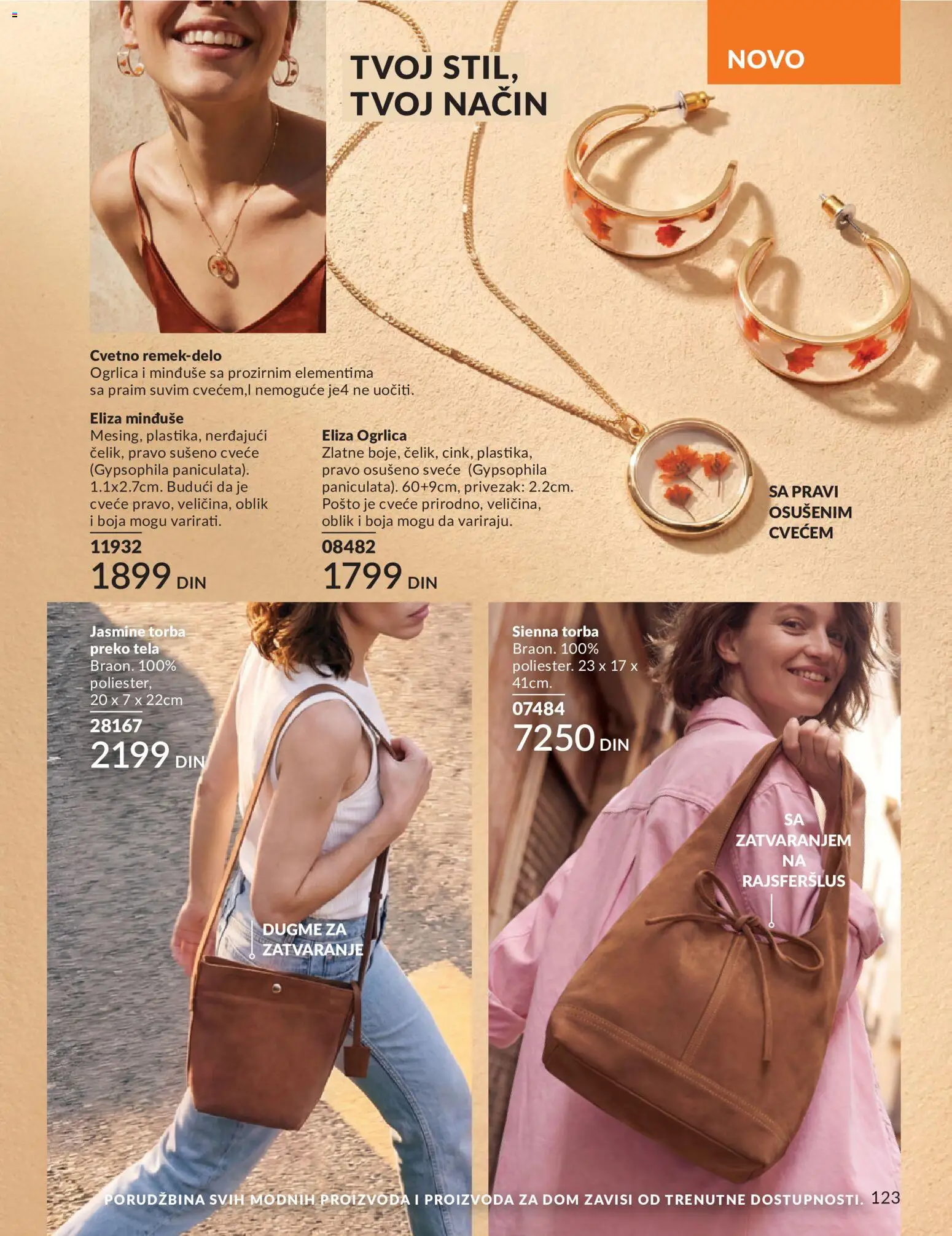 AVON katalog - važi od 01.08.2026 | Strana: 123 | Proizvode: Torba, Cvece