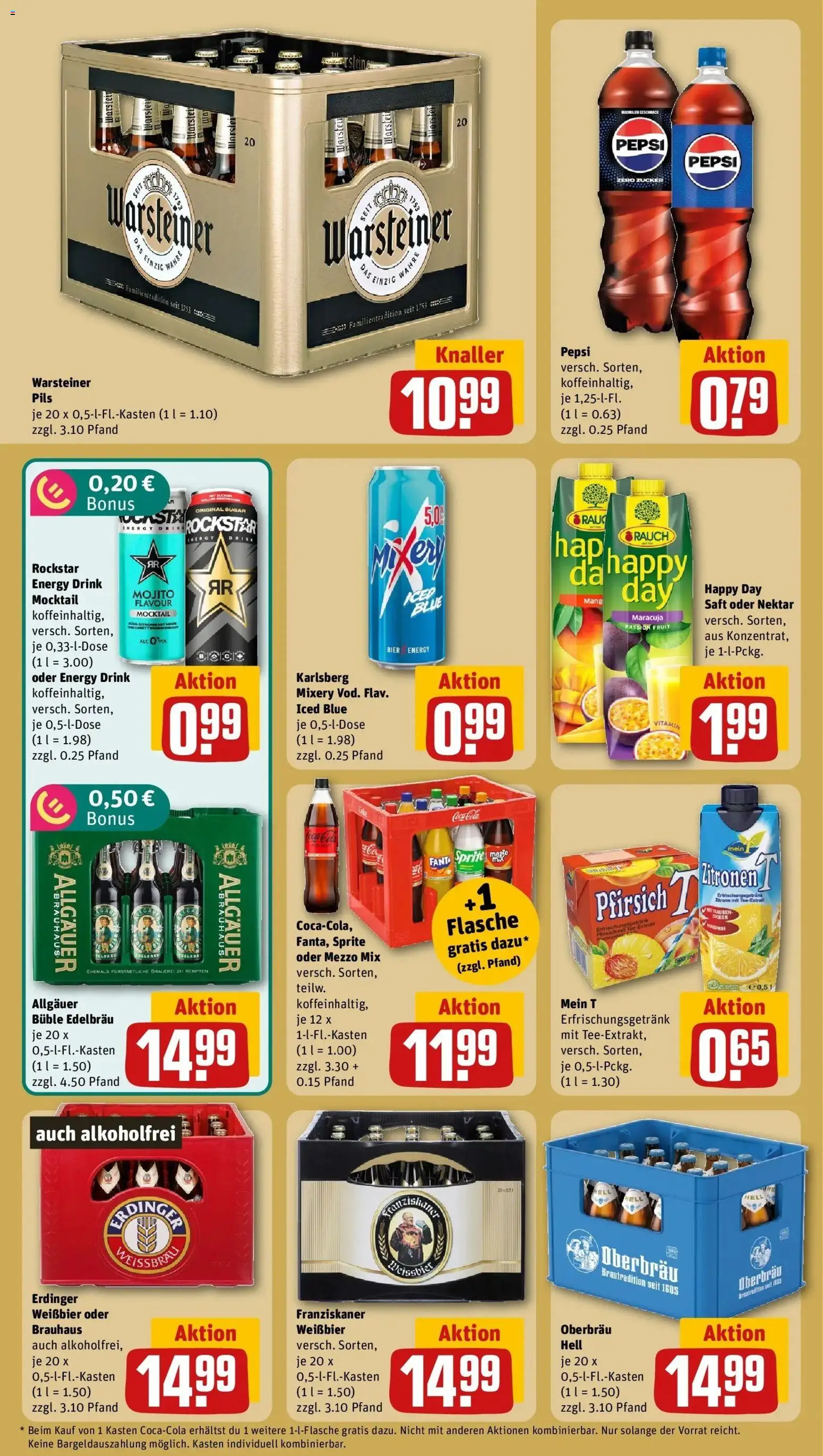 REWE Prospekt ab 12.10.2026 zum Blättern » Angebote | Seite: 22 | Produkte: Mezzo mix, Fanta, Cola, Zucker