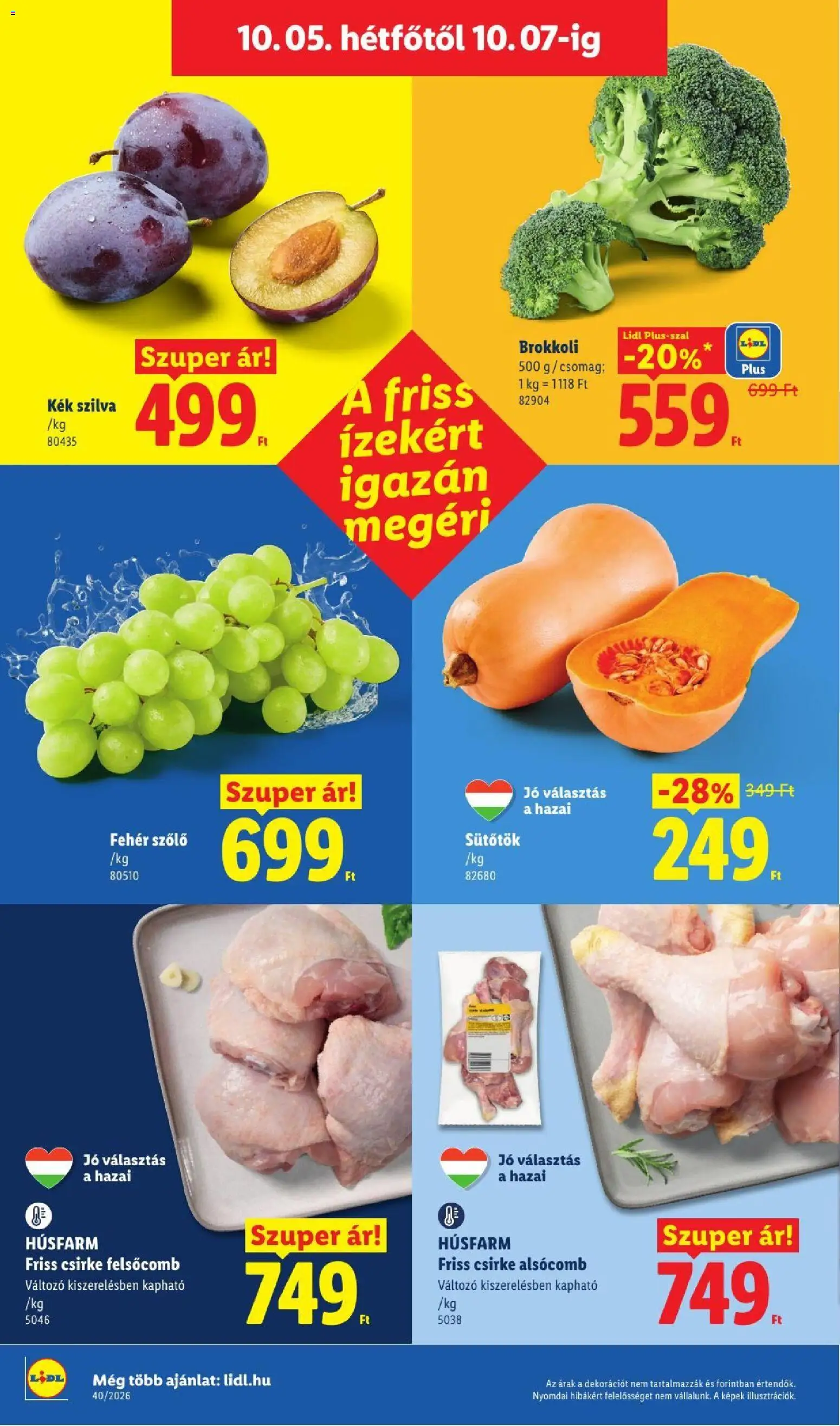 Lidl akciós ujság - amely érvényes a következő dátumtól: 2026.10.01. | Oldal: 68