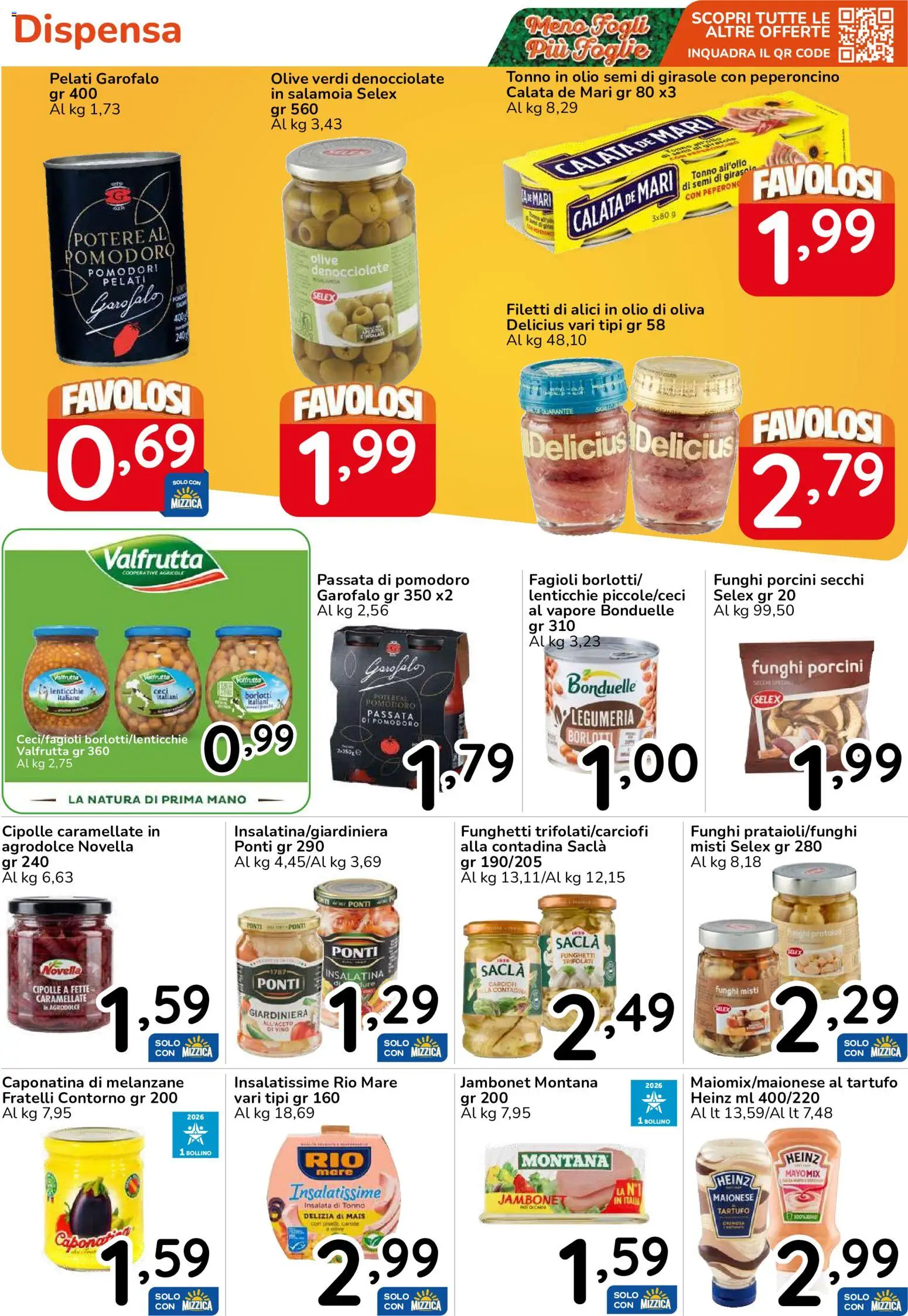 Volantino Famila del 30/09/2026 | Pagina: 24 | Prodotti: Maionese, Olio, Tonno, Melanzane