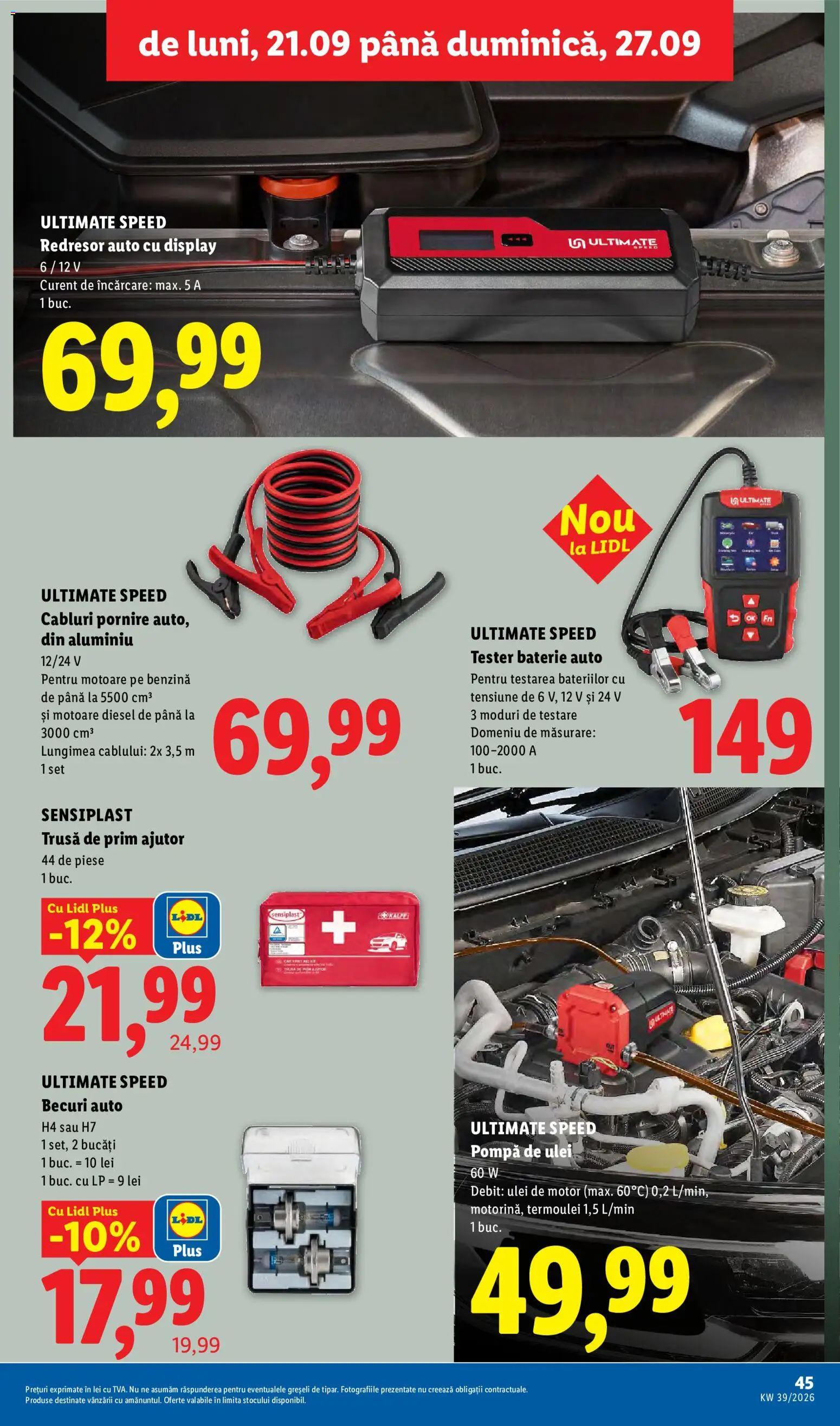 Noul catalog Lidl – valabil de la 21.09.2026 | Pagină: 45