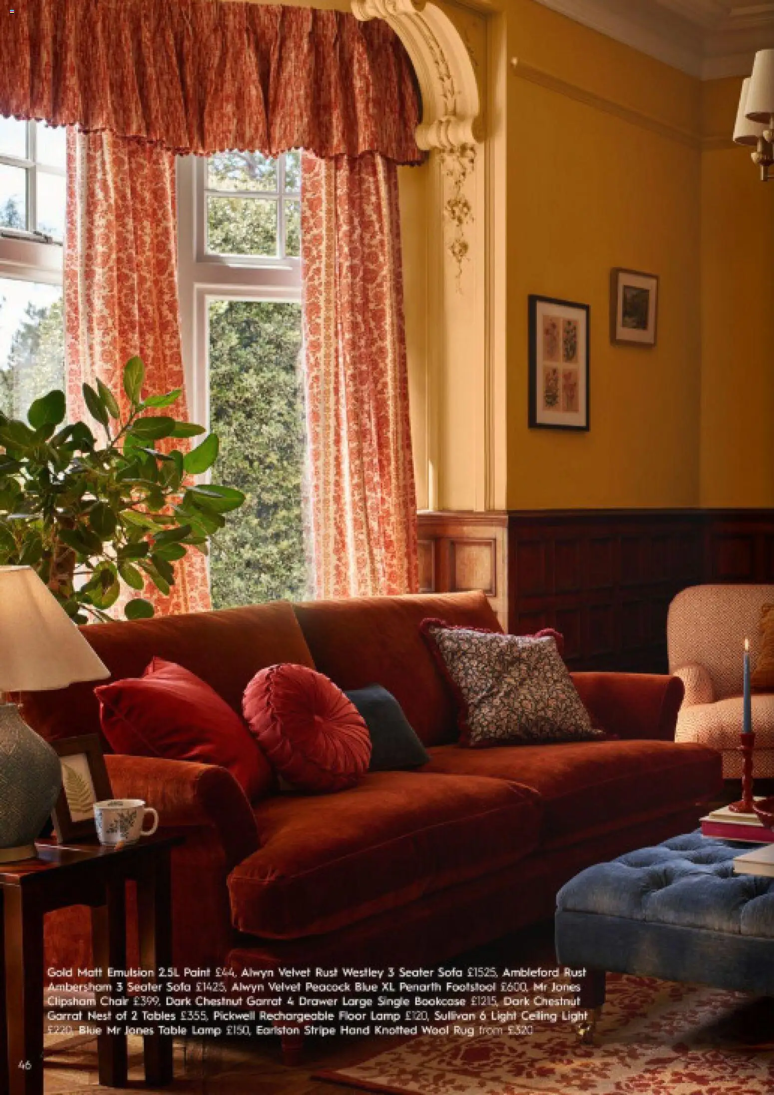 {H1} | Page: 46 | Products: Lamp, Floor lamp, Table lamp, Footstool