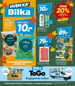 Bilka - Tilbudsavis uge 39 gyldig fra 18/09/2026