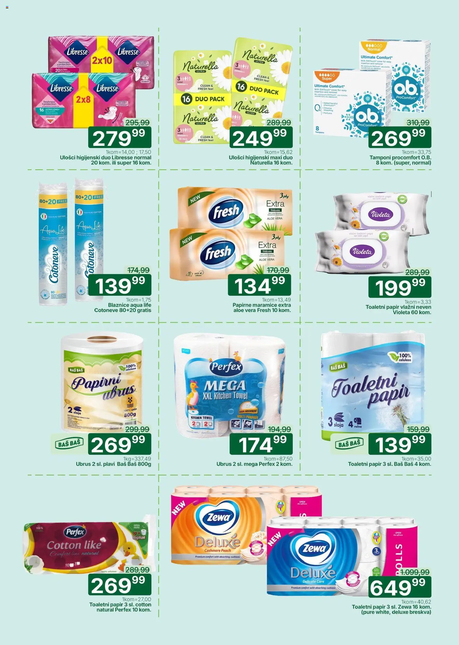 Univerexport katalog - važi od 11.05.2026 | Strana: 30 | Proizvode: Ubrus, Breskva