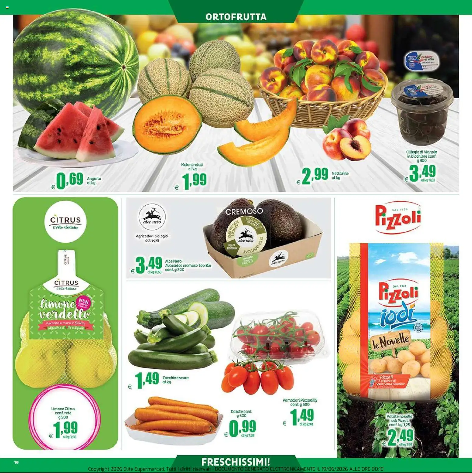 Volantino Elite Supermercati del 19.06.2026 | Pagina: 16