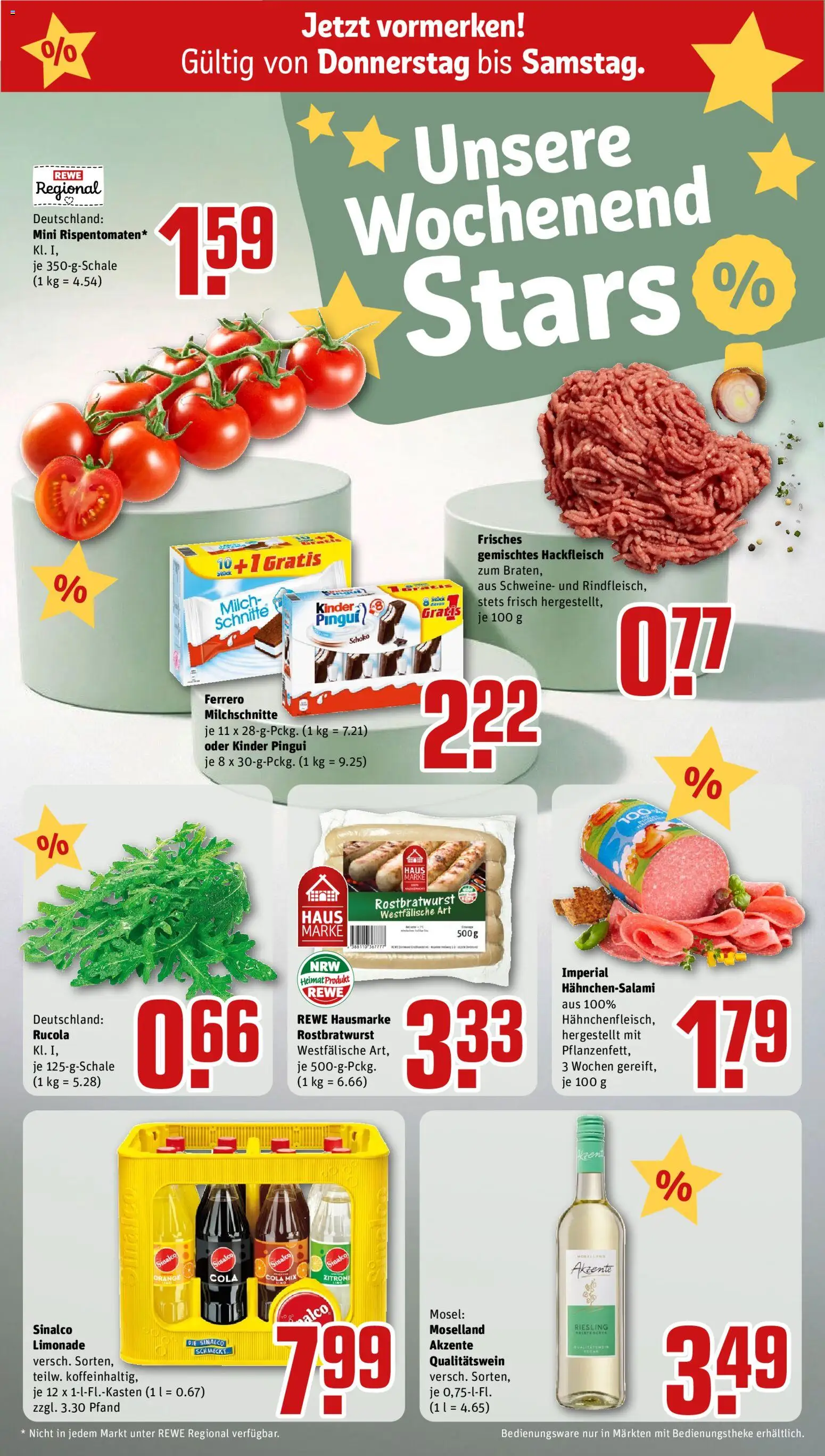 Rewe ihr Kaufpark Prospekt – gültig ab 21.09.2026 | Seite: 34 | Produkte: Cola, Limonade, Zitrone, Hackfleisch