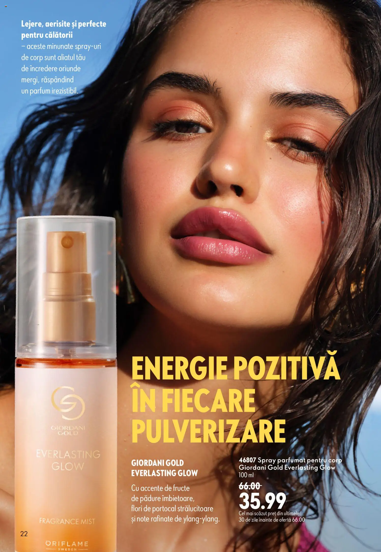 Noul catalog Oriflame – valabil de la 29.07.2026 | Pagină: 22 | Produse: Parfum, Flori, Fructe