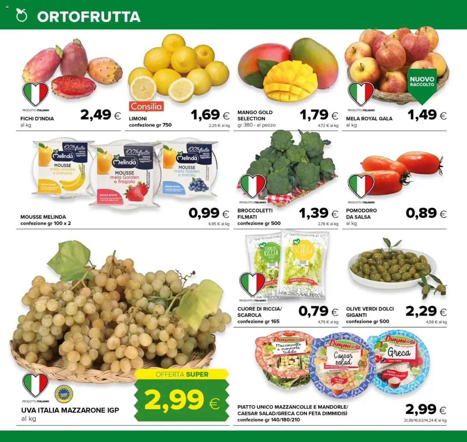 Volantino Tigre del 21/08/2026 | Pagina: 4 | Prodotti: Fichi, Pomodoro, Olive, Dolci