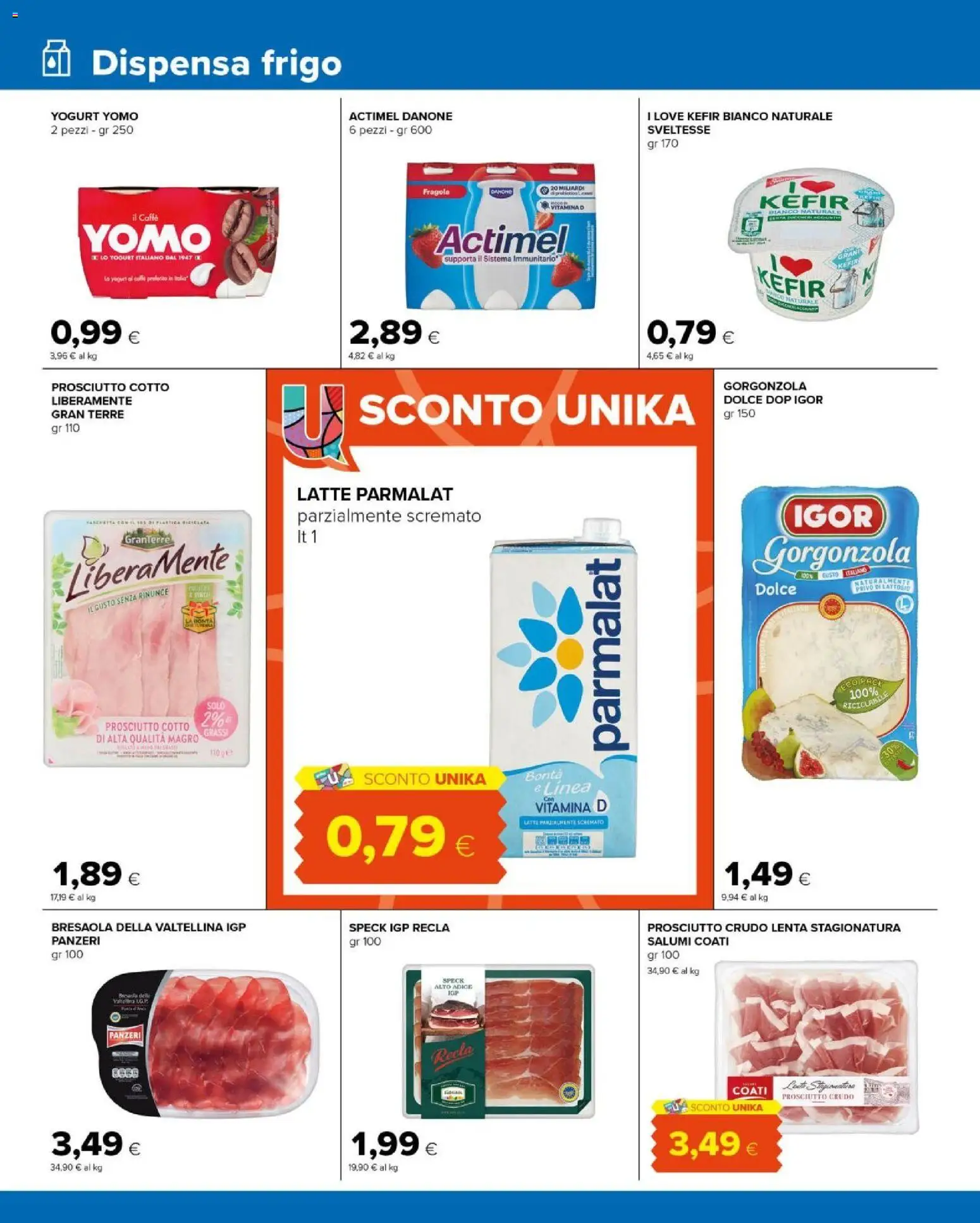Volantino Tigre del 20.05.2026 | Pagina: 6 | Prodotti: Speck, Caffè, Prosciutto, Latte parzialmente scremato