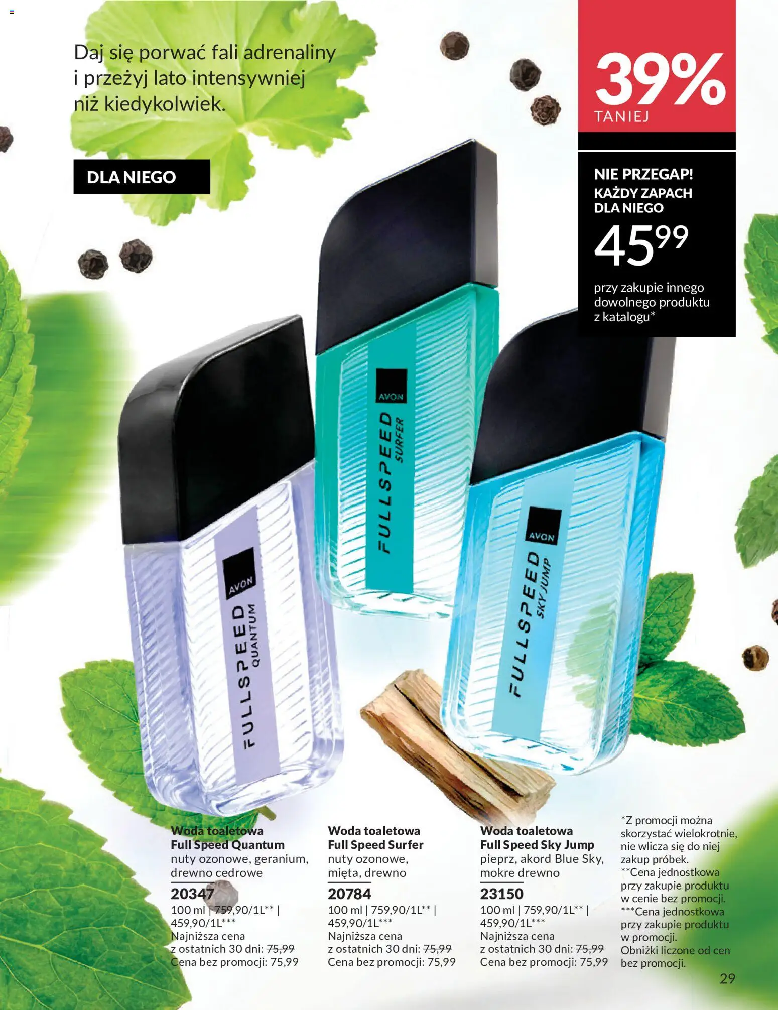 Avon Katalog 6 2026 od 01.06.2026 | Strona: 29 | Produkty: Zapach, Woda toaletowa, Woda
