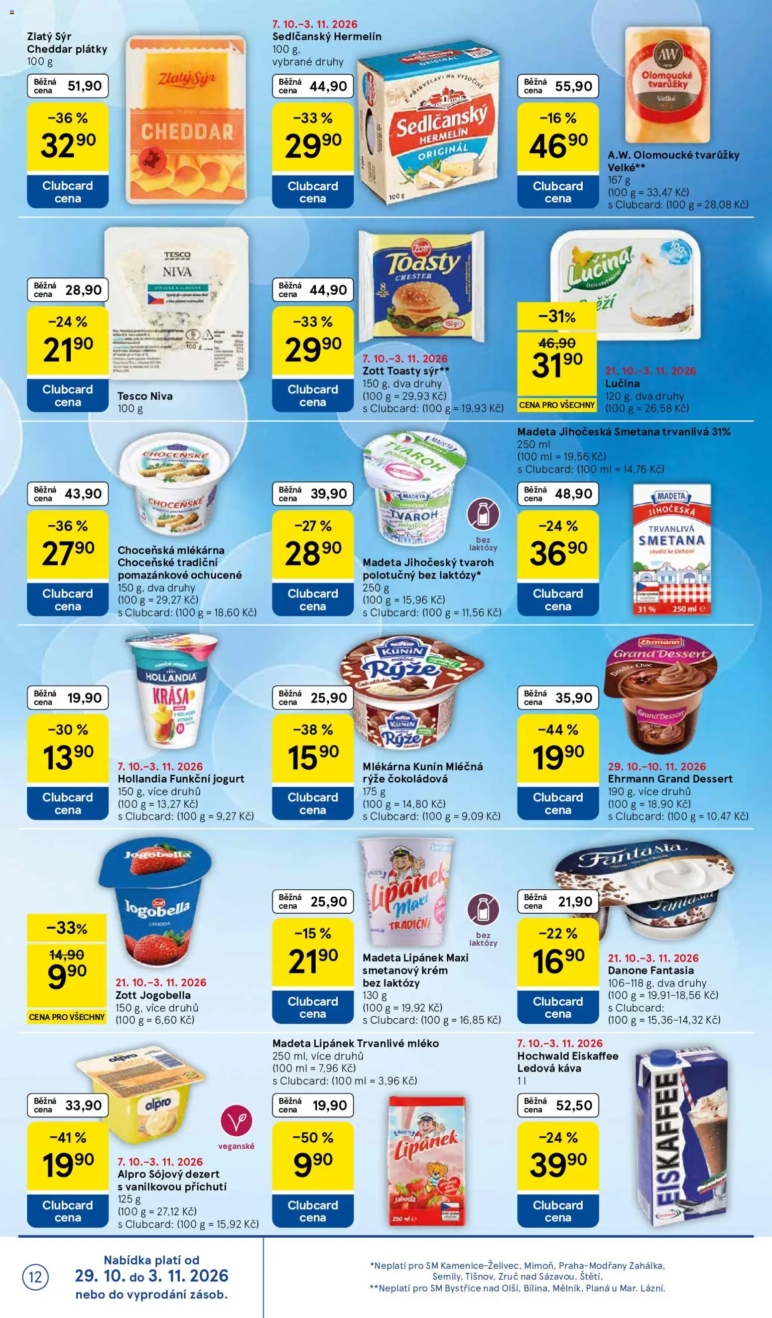 Tesco leták - Supermarket od 29.10.2026 | Strana: 12