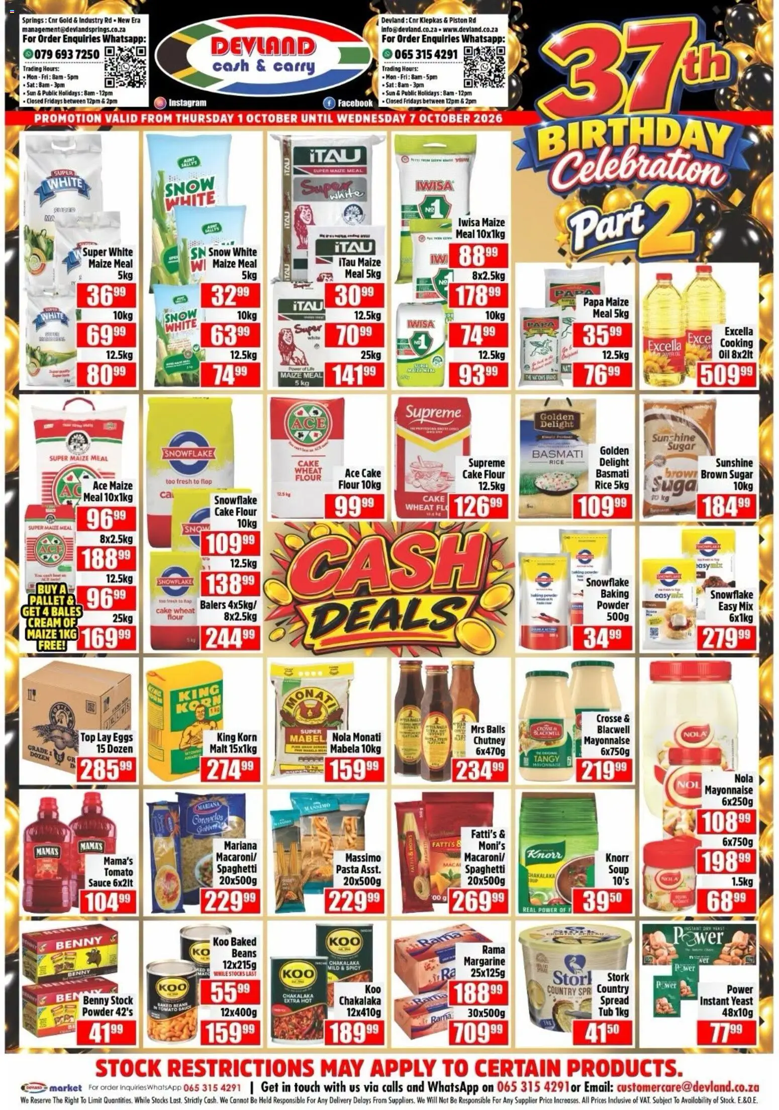 New Devland catalogue – valid from 01/10/2026 | Page: 1 | Products: Rice, Cream, Soup, Stock