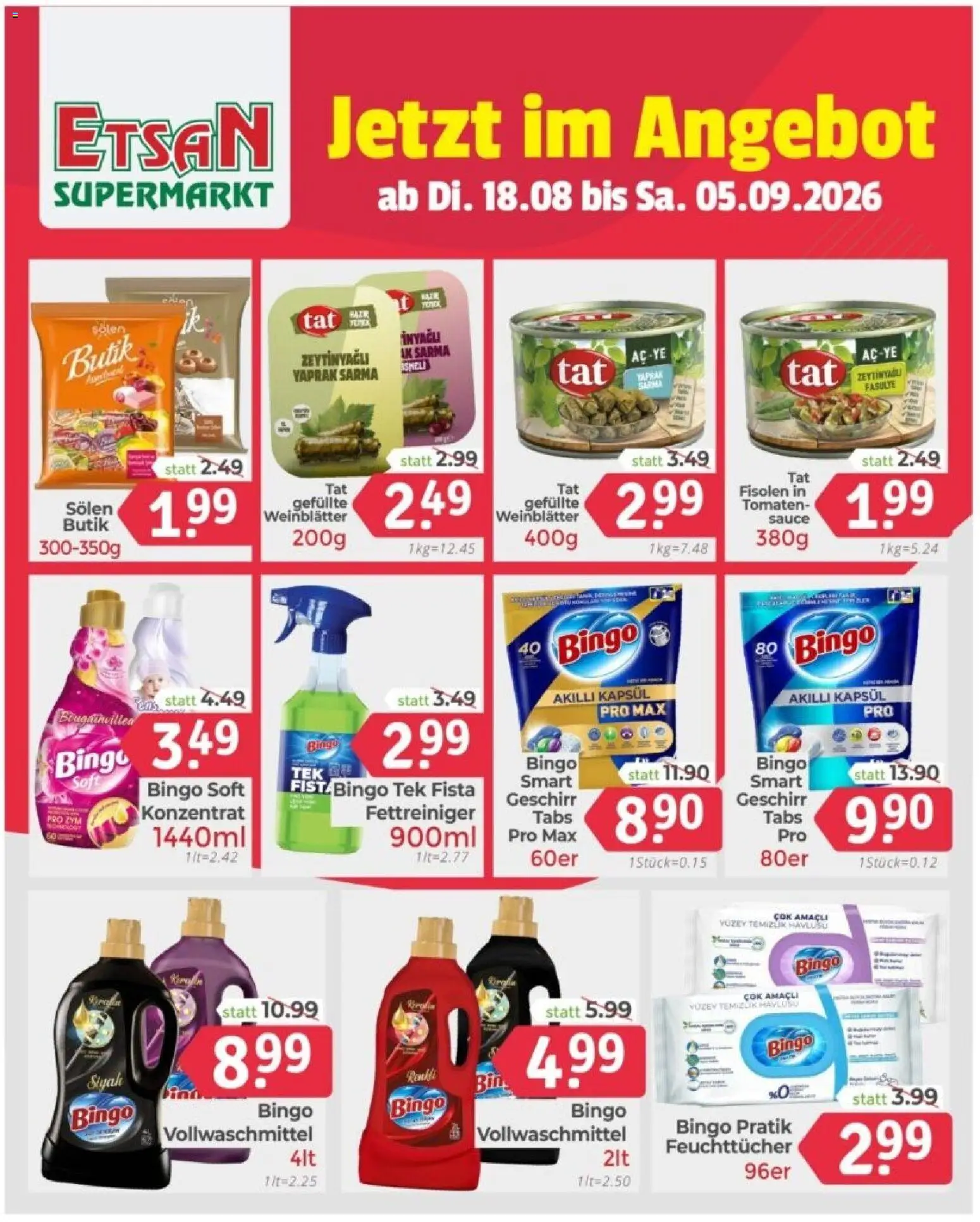 ETSANObst und Gemüse gültig ab 21.08.2026 | Seite: 8 | Produkte: Tomaten