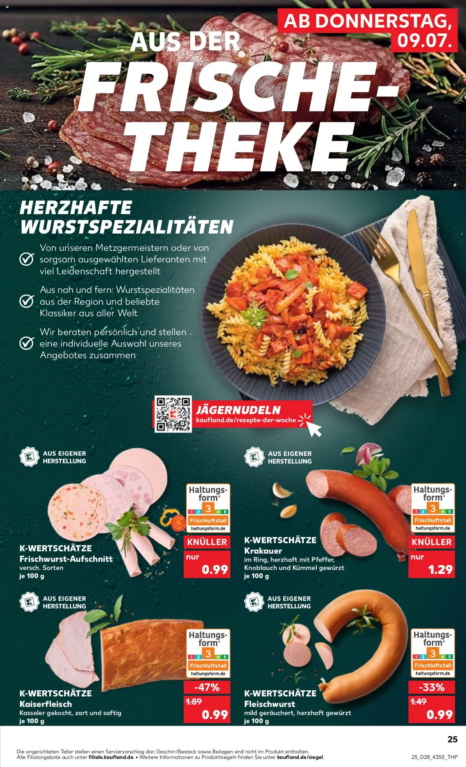 Kaufland Prospekt Potsdam – gültig ab 09.07.2026 | Seite: 25 | Produkte: Theke, Knoblauch