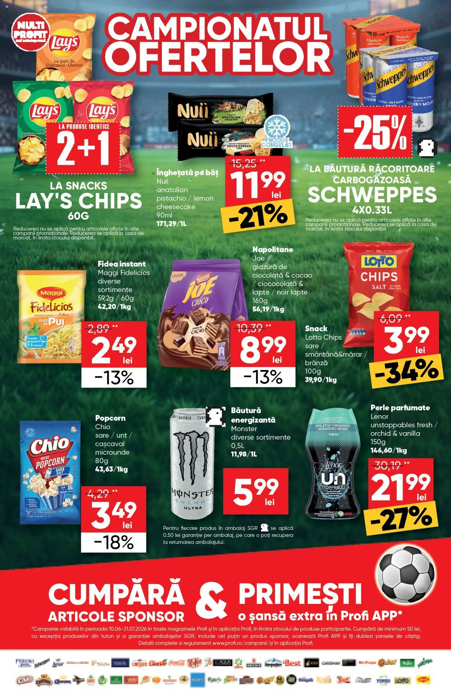 Noul catalog Profi – valabil de la 10.06.2026 | Pagină: 5 | Produse: Akrilik boya, Lapte, Ciocolată, Înghețată