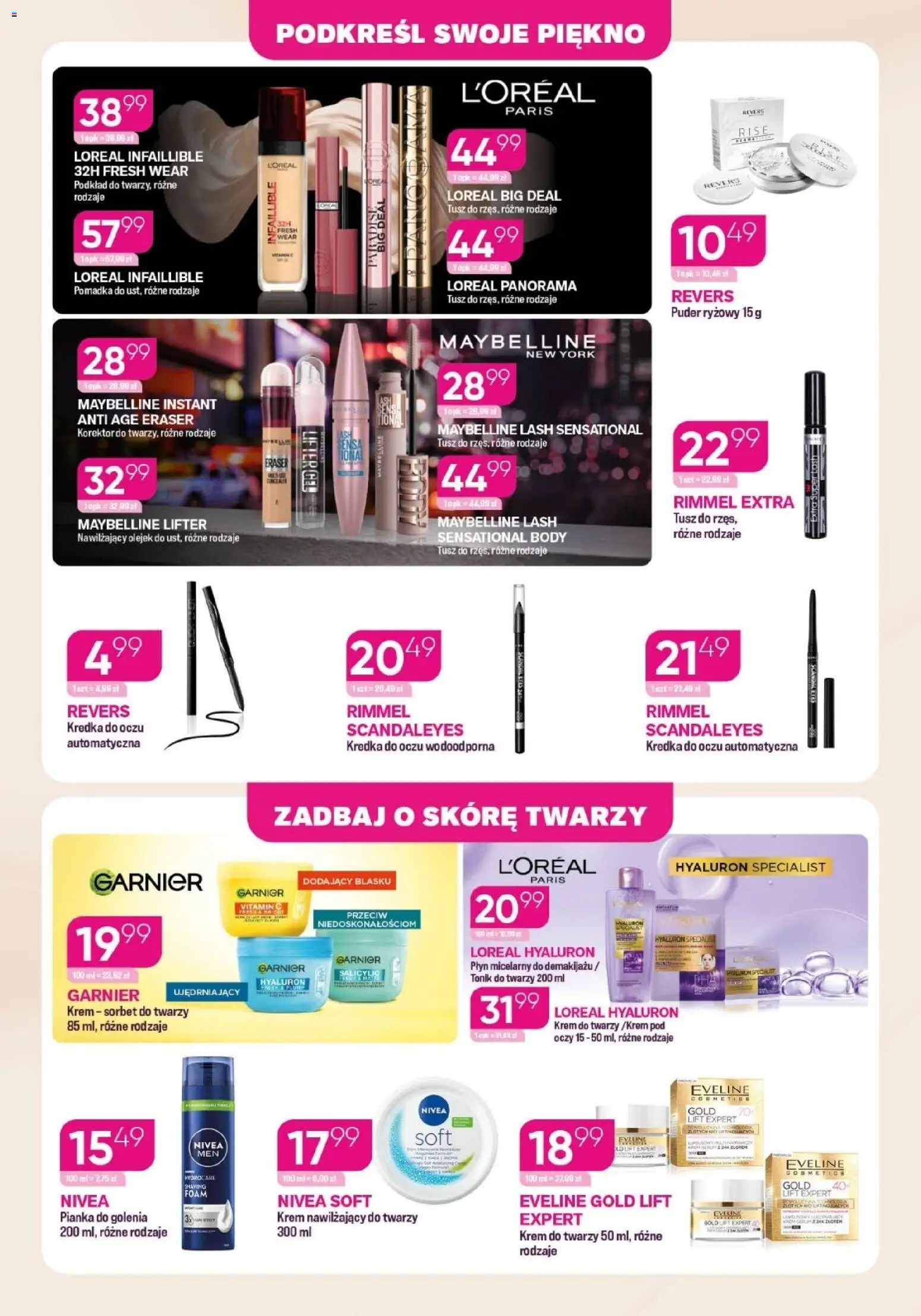 Koliber gazetka od 10.08.2026 | Strona: 2 | Produkty: Sorbet, Puder, Kredka do oczu, Krem