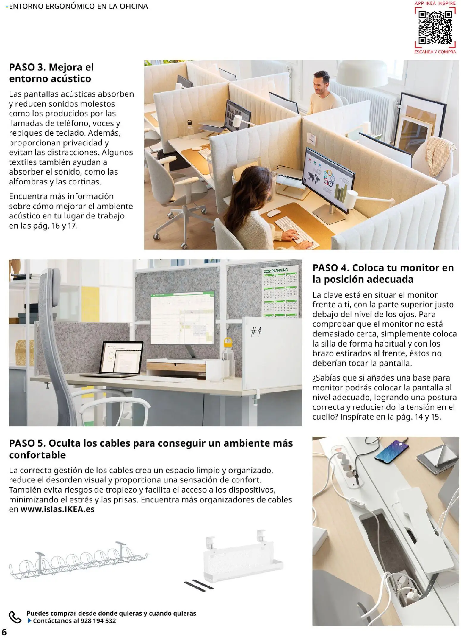 Catálogo IKEA Oficina profesional │ válido desde el 01/02/2026 | Página: 6 | Productos: Monitor, Silla