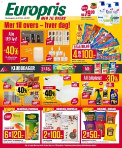 Forhåndsvisning av Europris kundeavis gyldig fra 31/08/2026