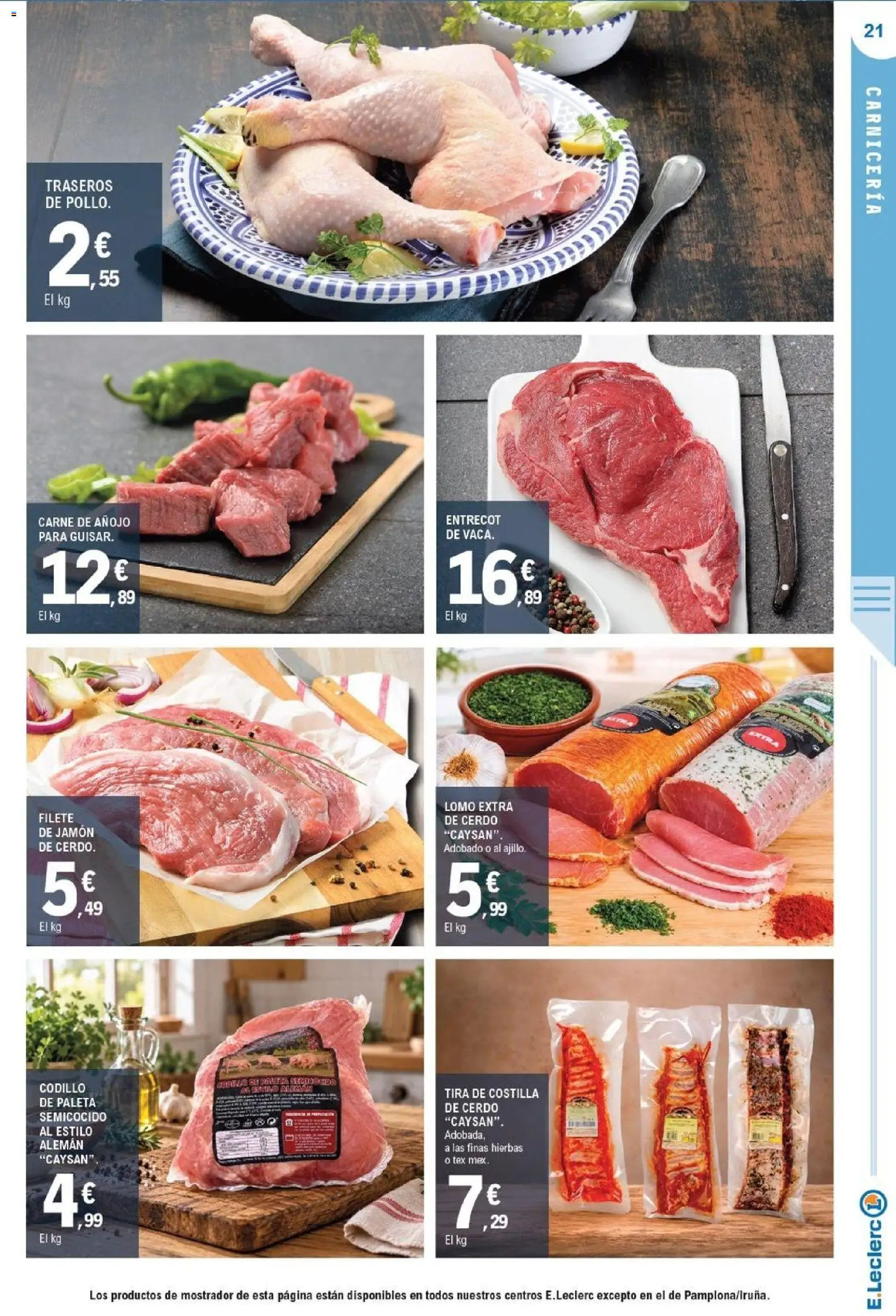 E.Leclerc - Ciudad Real │ válido desde el 23/09/2026 | Página: 21 | Productos: Lomo, Entrecot, Filete, Carne