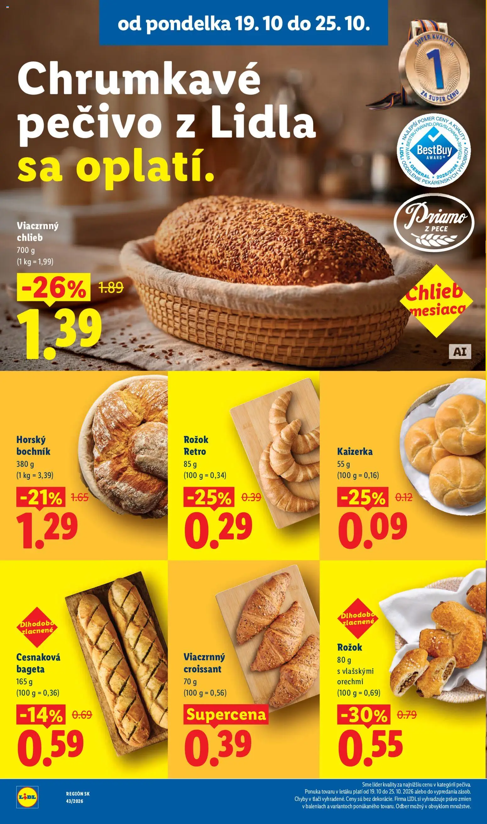 Nové Lidl akcie – leták je platný od 19.10.2026 | Strana: 18