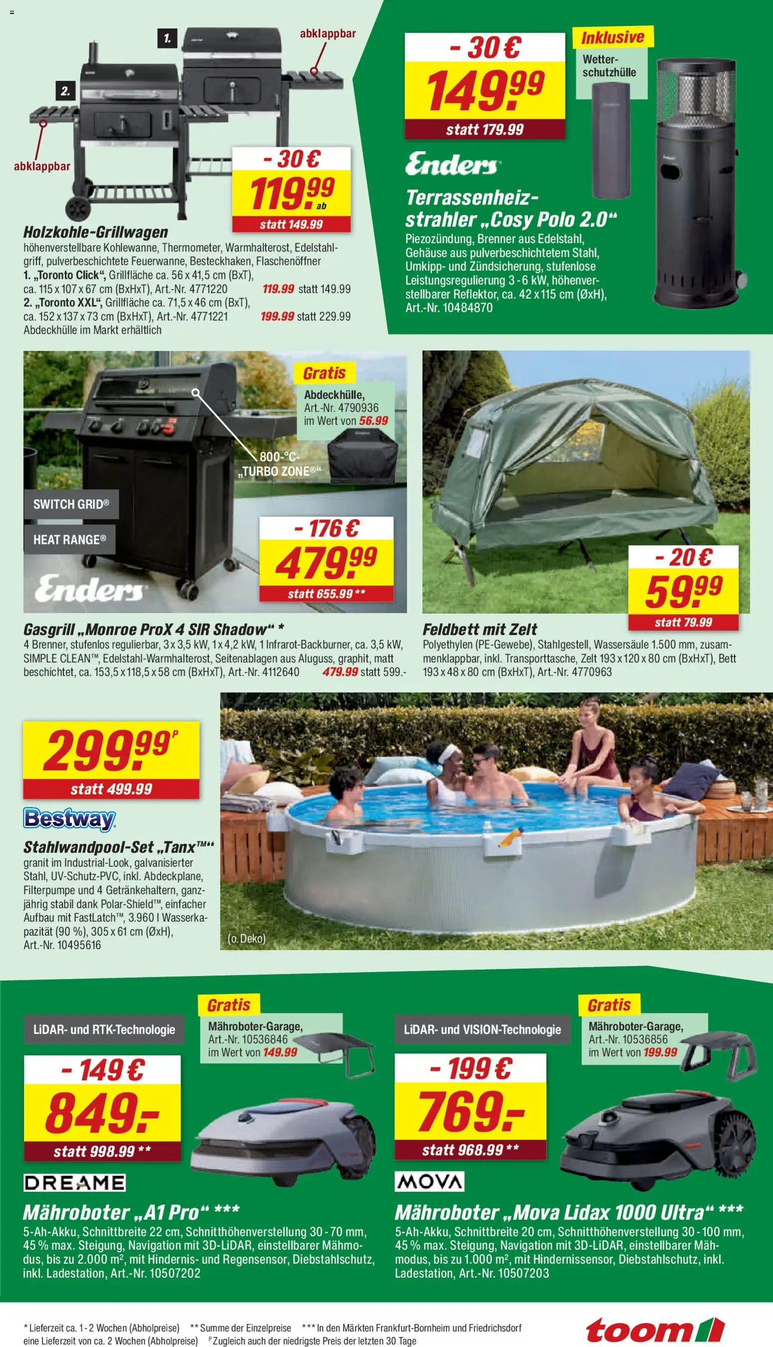 Toom Baumarkt Prospekt – gültig ab 18.07.2026 | Seite: 7 | Produkte: Navigation, Bett