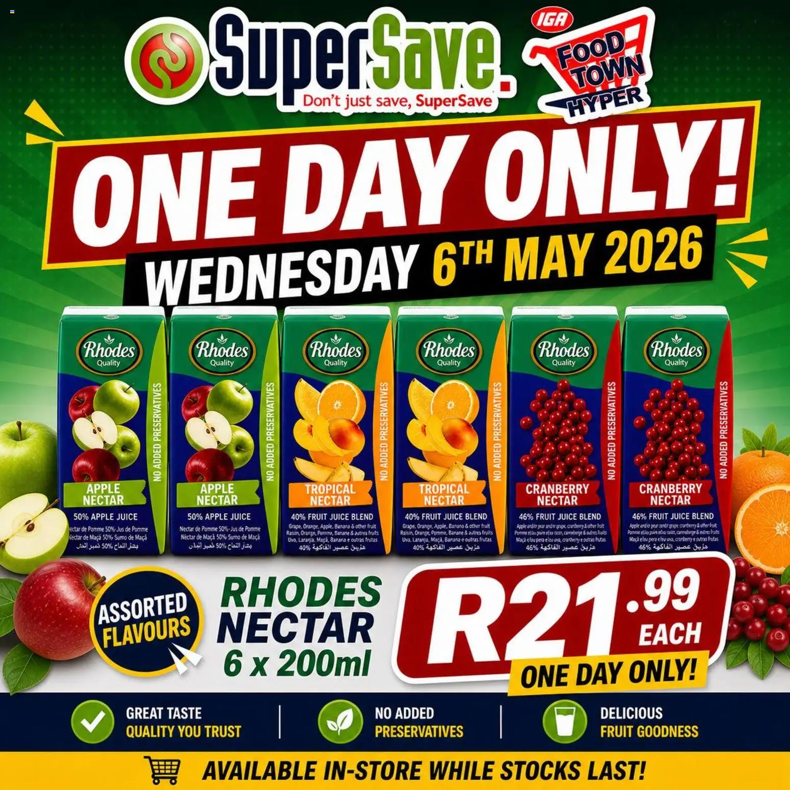 New Super Save catalogue – valid from 06.05.2026 | Page: 2 | Products: Juice, Fruit