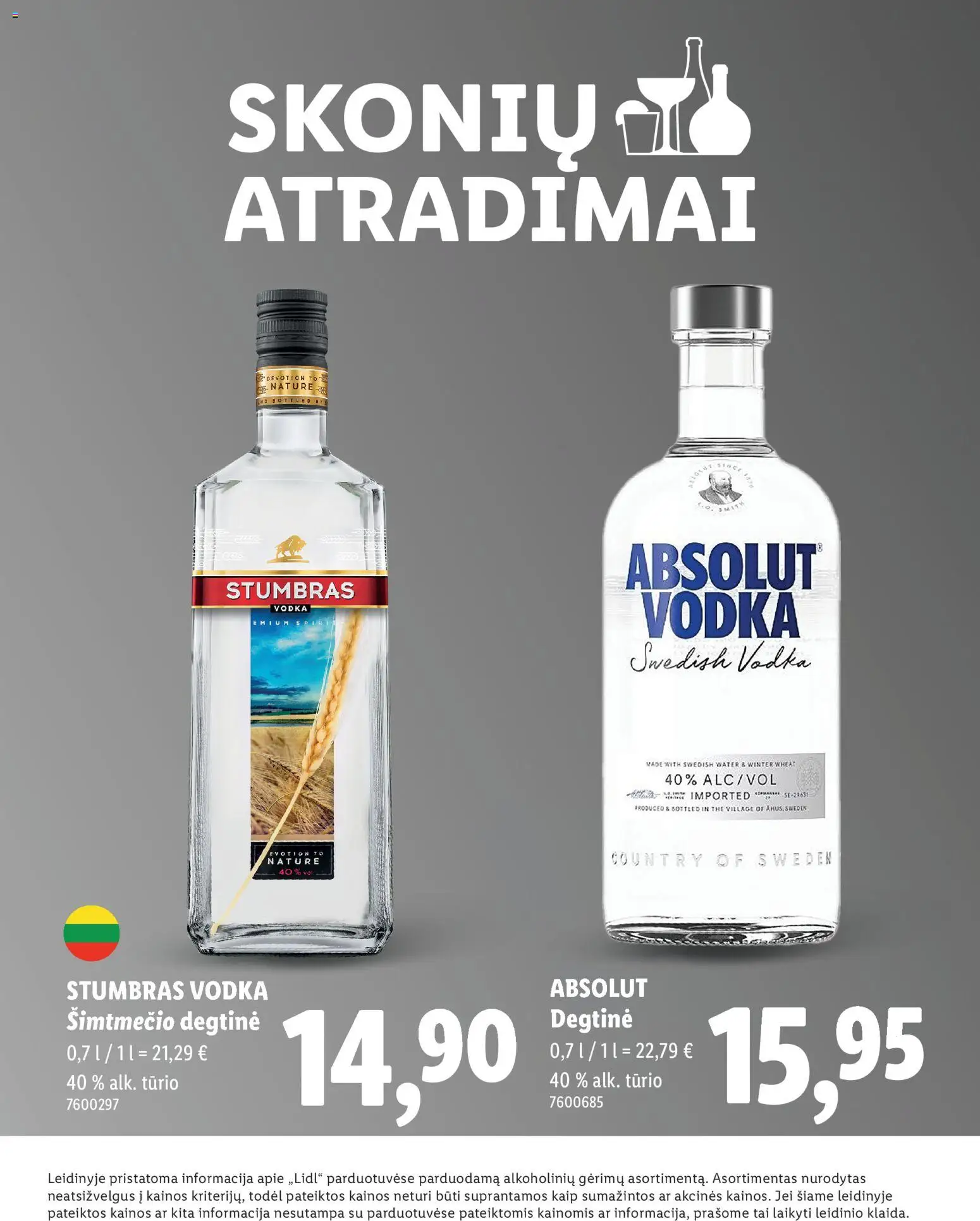 LIDL akcijos nuo 2025.12.05 | Puslapis: 2 | Prekių: Degtinė