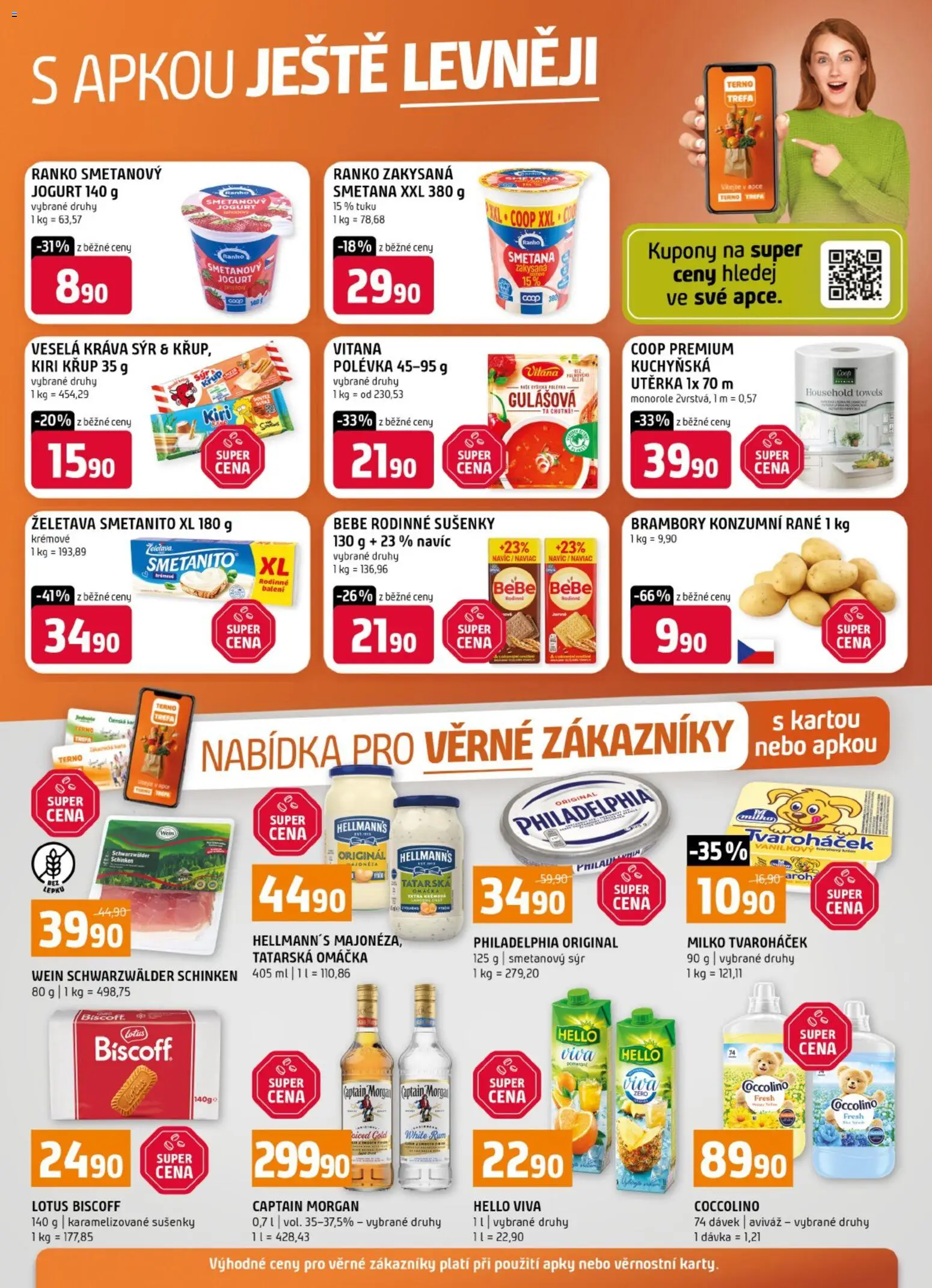 Terno leták od 22.07.2026 | Strana: 20 | Produkty: Oleje, Lotus Biscoff, Tatarská omáčka, Bebe