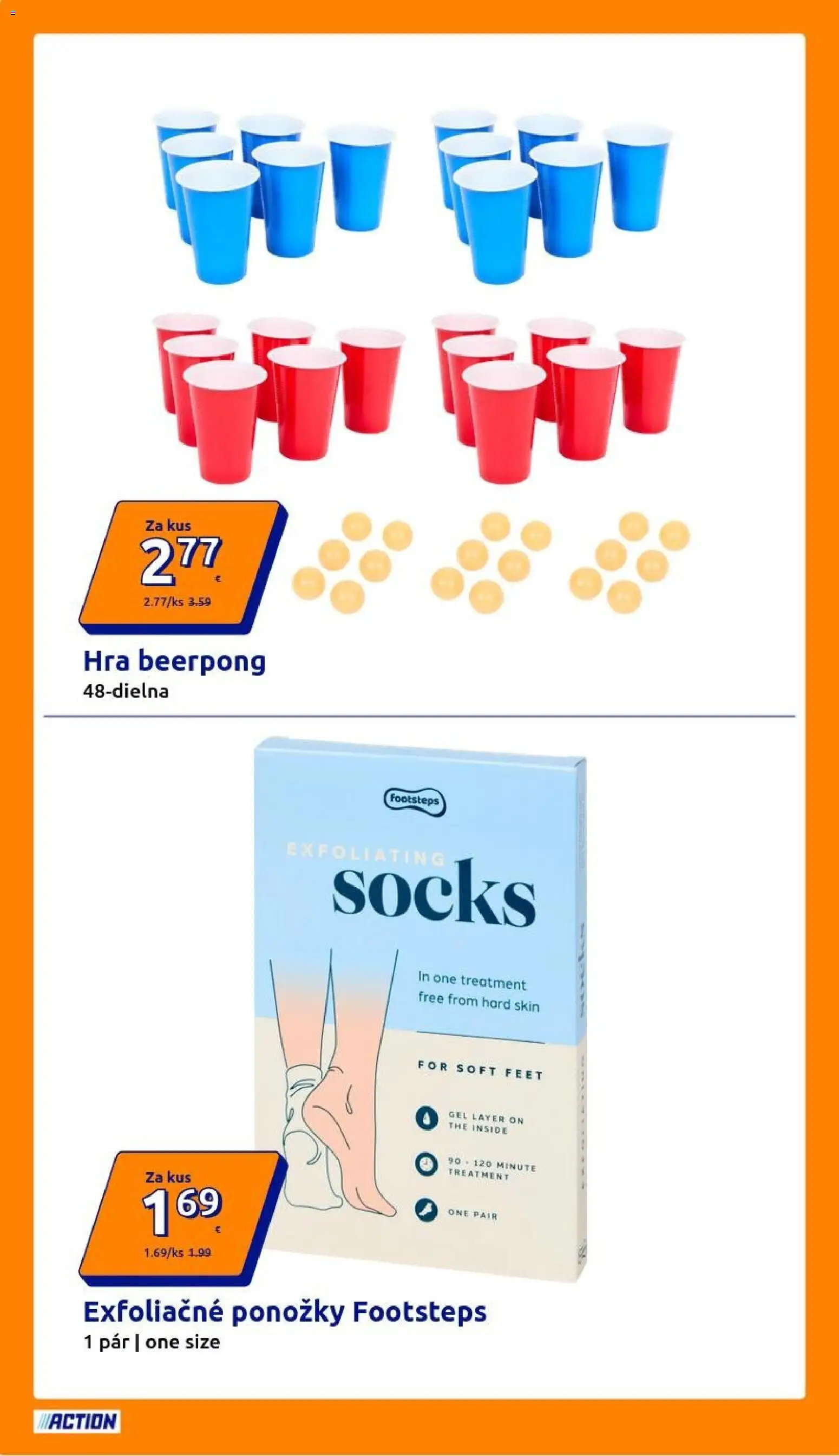 Nové Action akcie – leták je platný od 05.08.2026 | Strana: 16 | Produkty: Hra, Ponožky