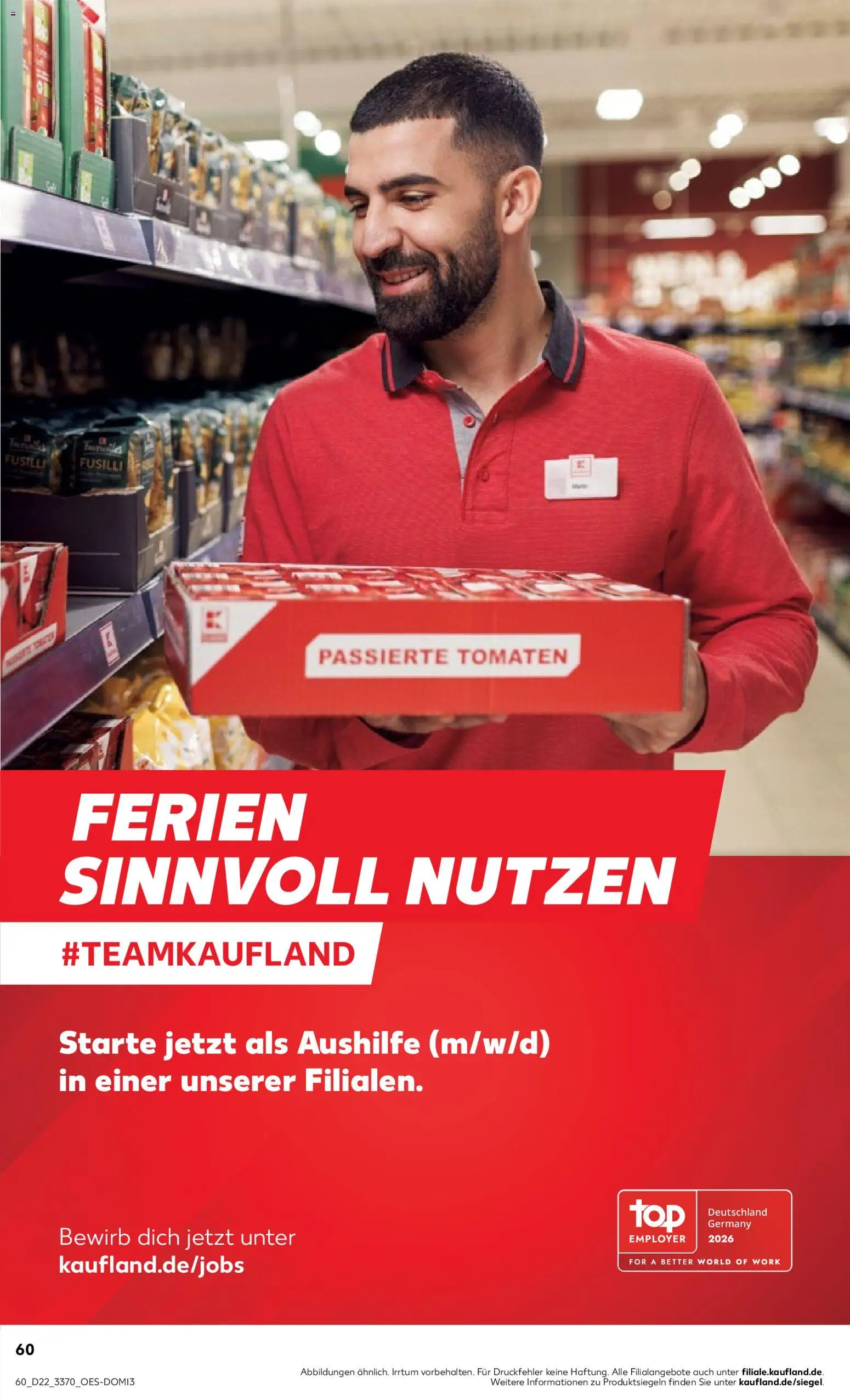 Kaufland Prospekt Berlin – gültig ab 28.05.2026 | Seite: 60 | Produkte: Tomaten, Pasta