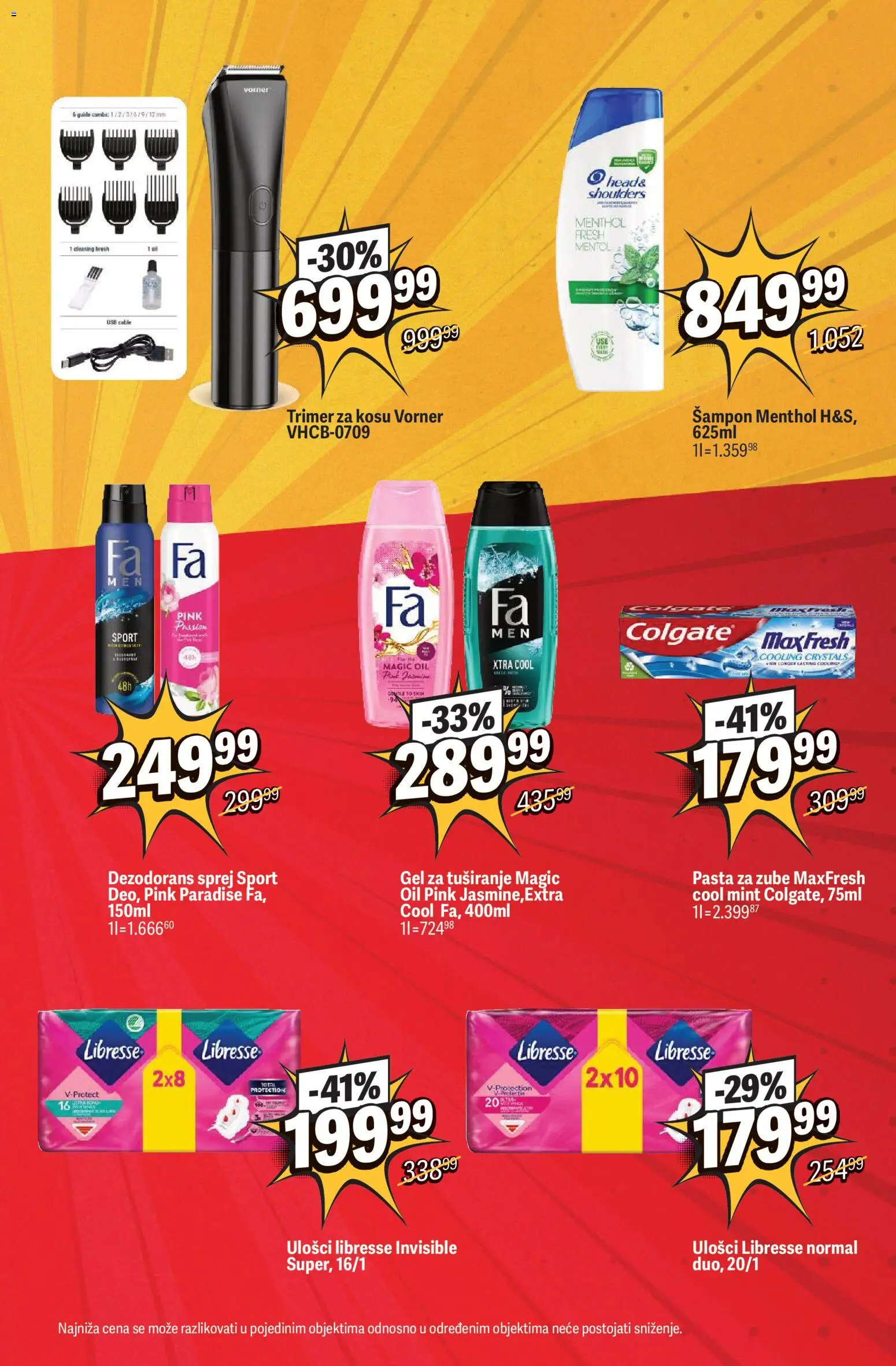 Maxi katalog - važi od 08.10.2026 | Strana: 15 | Proizvode: Pasta, Šampon, Gel za tuširanje, Dezodorans
