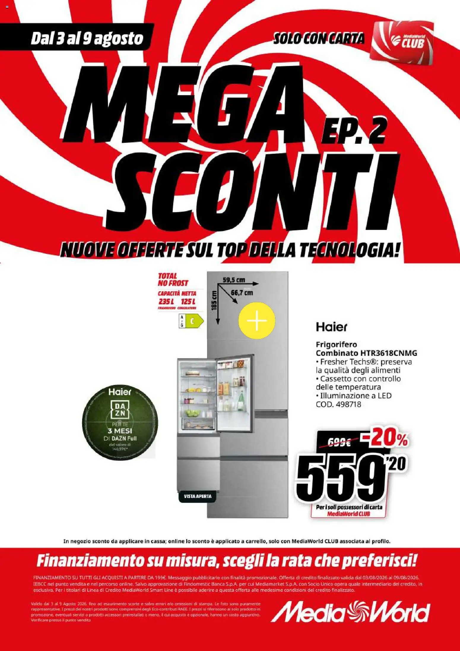 Volantino Media World del 03/08/2026 | Pagina: 54