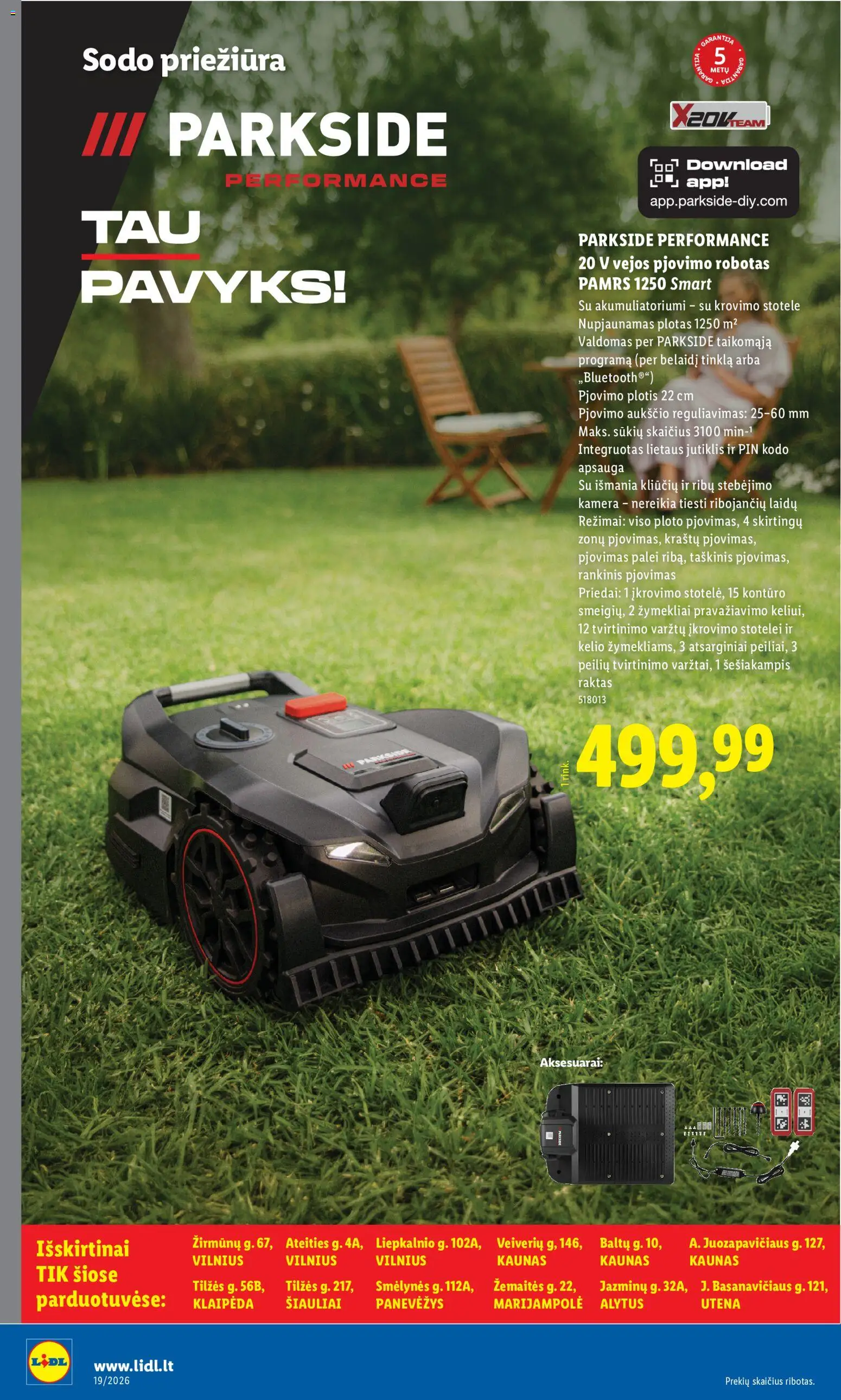 LIDL akcijos nuo 04.05.2026 | Puslapis: 20 | Prekių: Robotas, Kamera