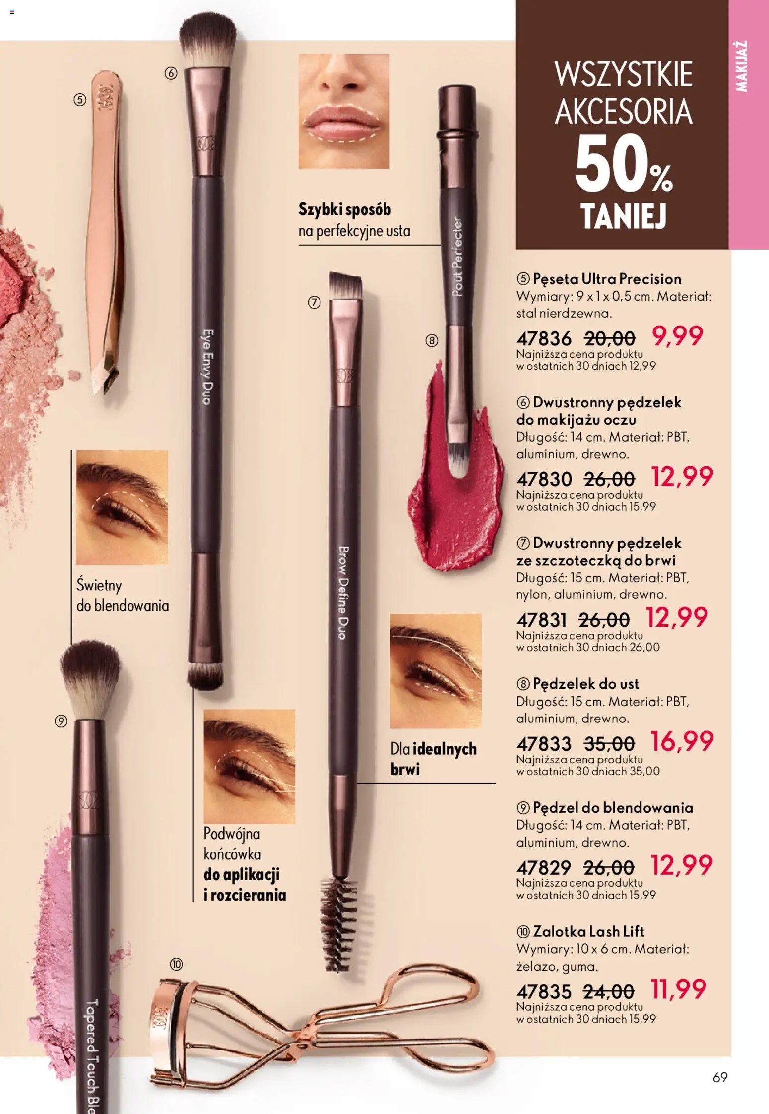 Oriflame Katalog 8 2026 od 27.05.2026 | Strona: 69 | Produkty: Pędzel, Makijaż